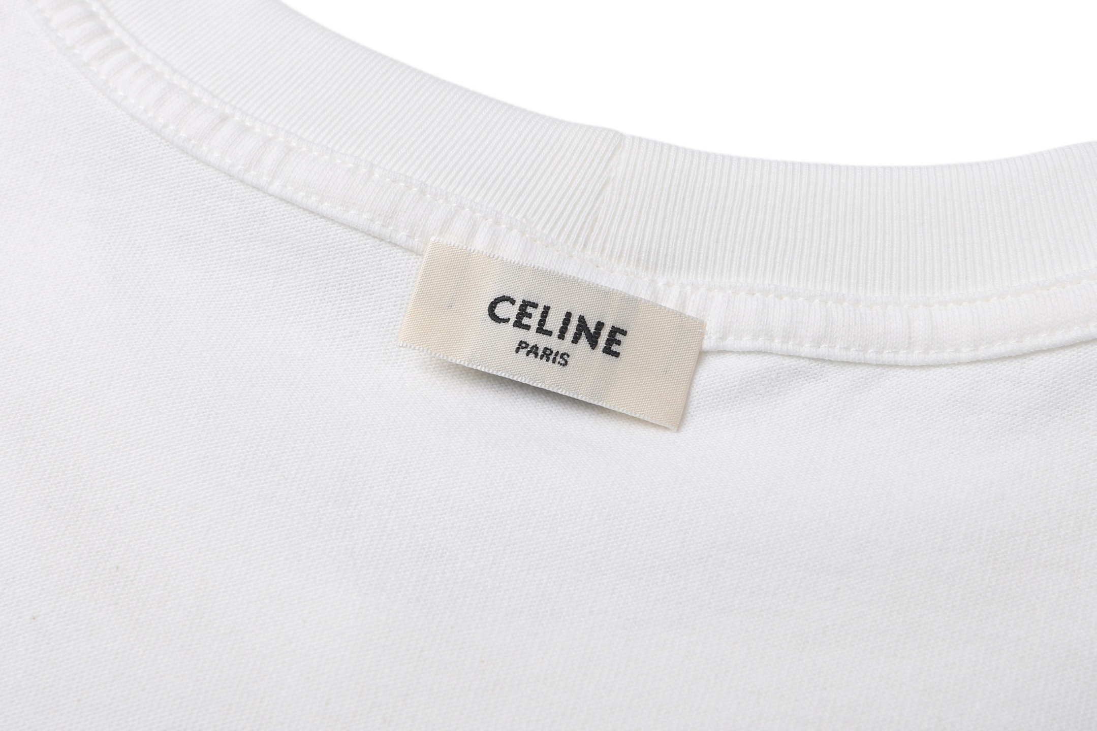 Celine Celine 25FW 植绒印花字母短袖