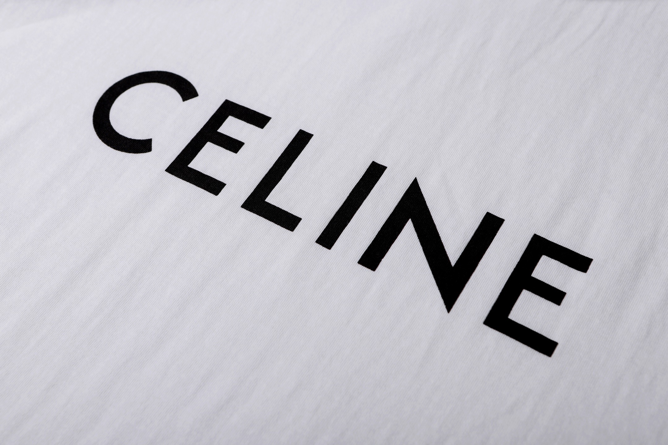 Celine Celine 26SS 假两件双层印花短袖