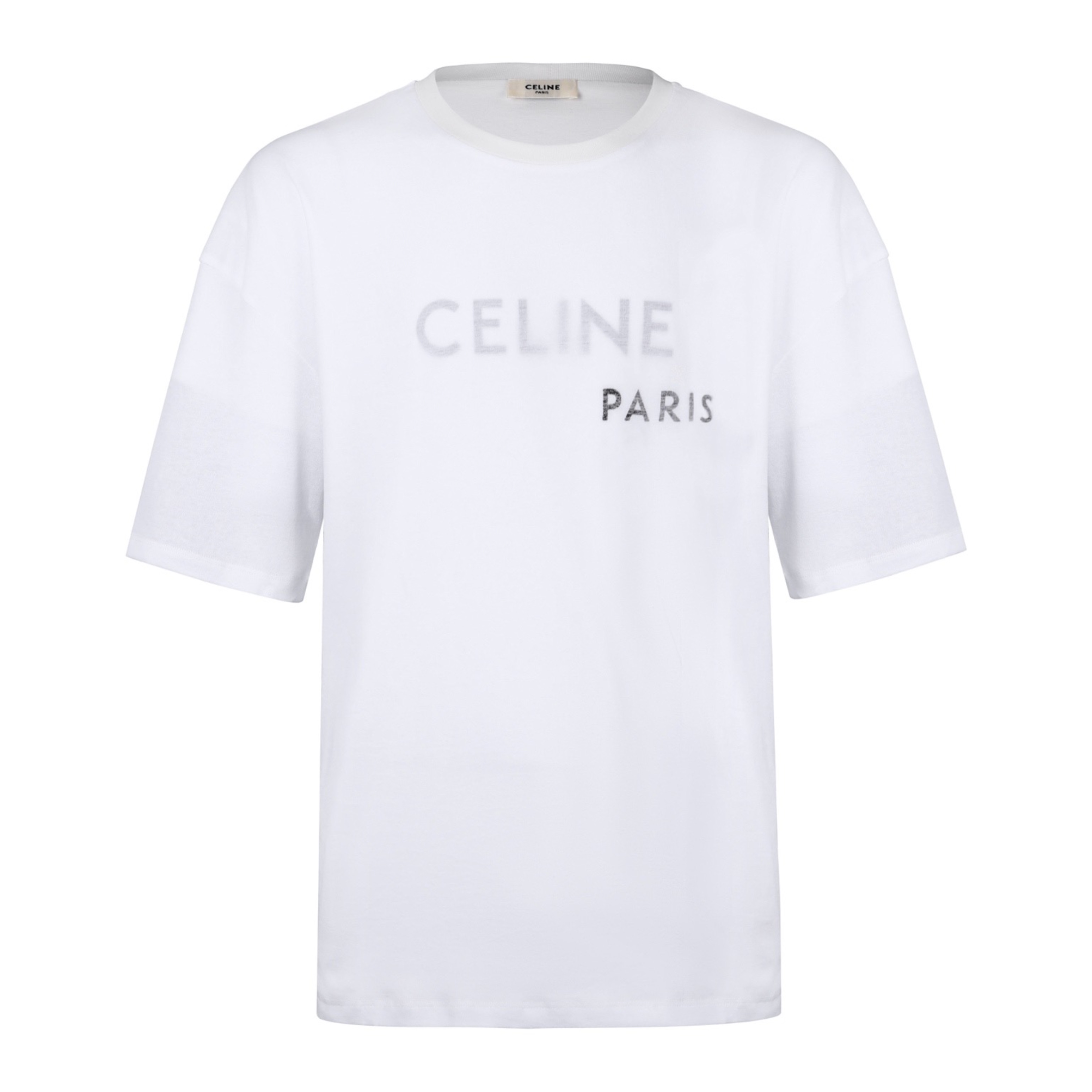 Celine Celine 26SS 假两件双层印花短袖
