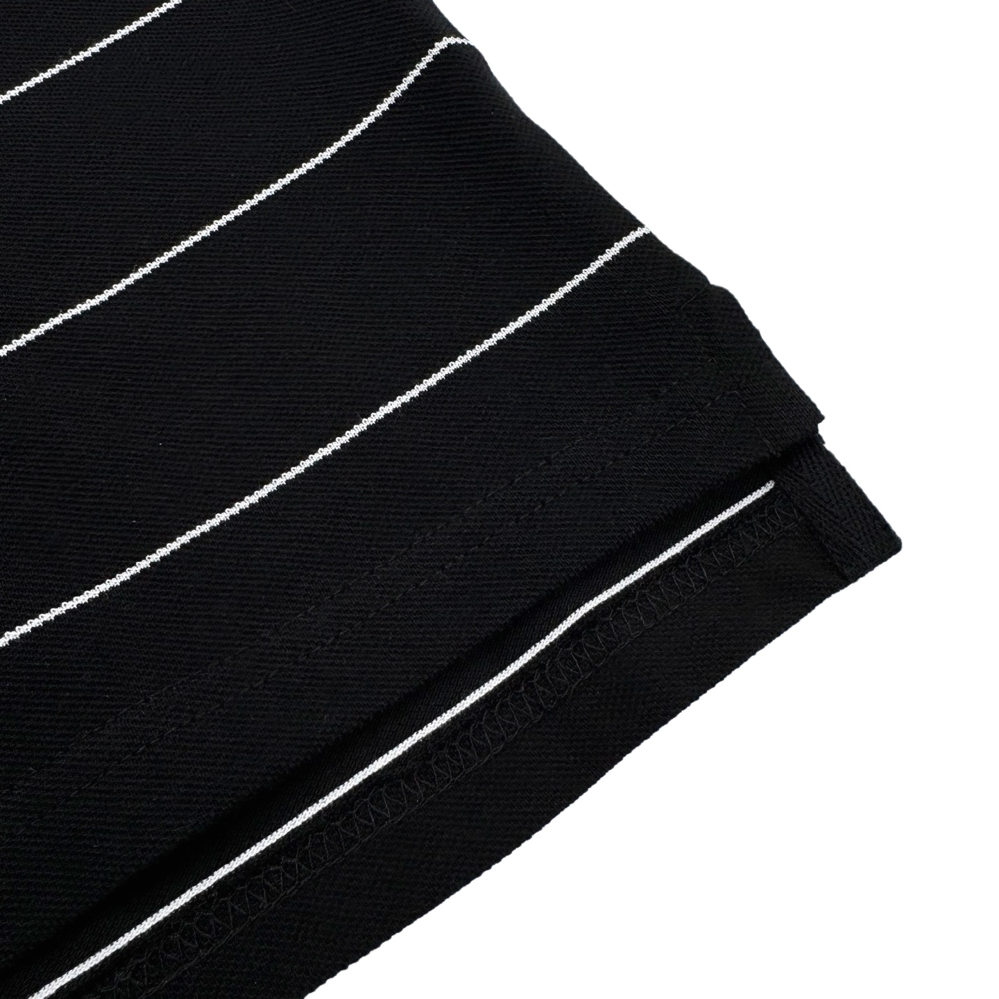 Saint Laurent Saint Laurent 标识刺绣条纹Polo衫