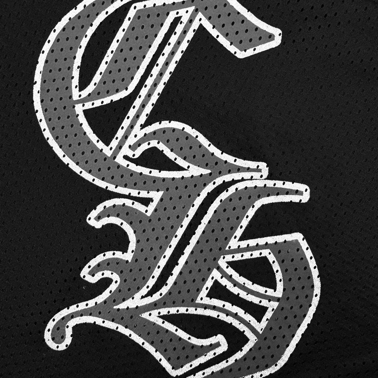 Chrome Hearts CH 克罗心梵文网眼冰球V领短袖