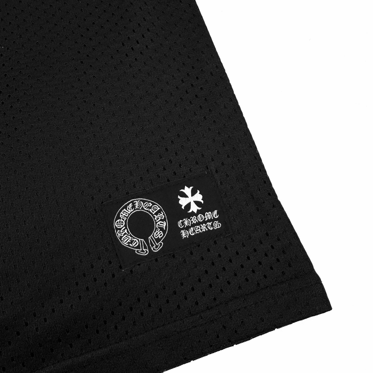 Chrome Hearts CH 克罗心梵文网眼冰球V领短袖