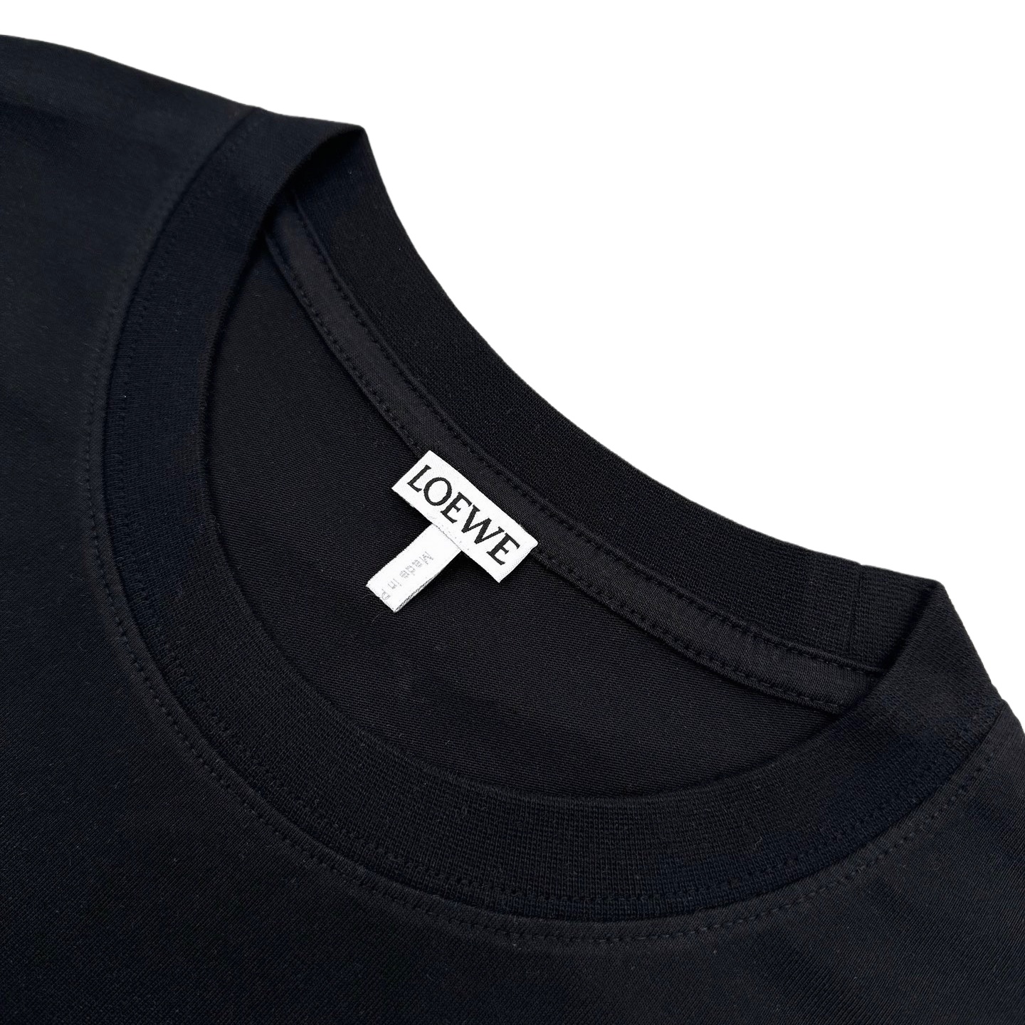 Loewe Loewe Anagram 口袋刺绣短袖黑色