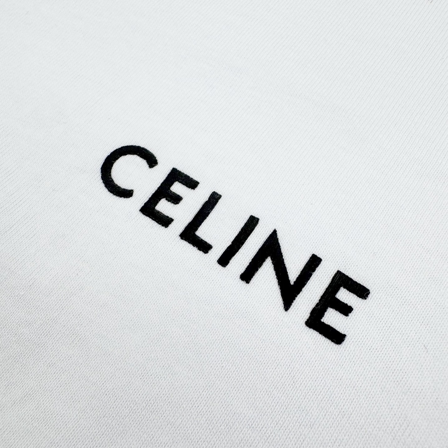Celine Celine 小字母印花短袖白色