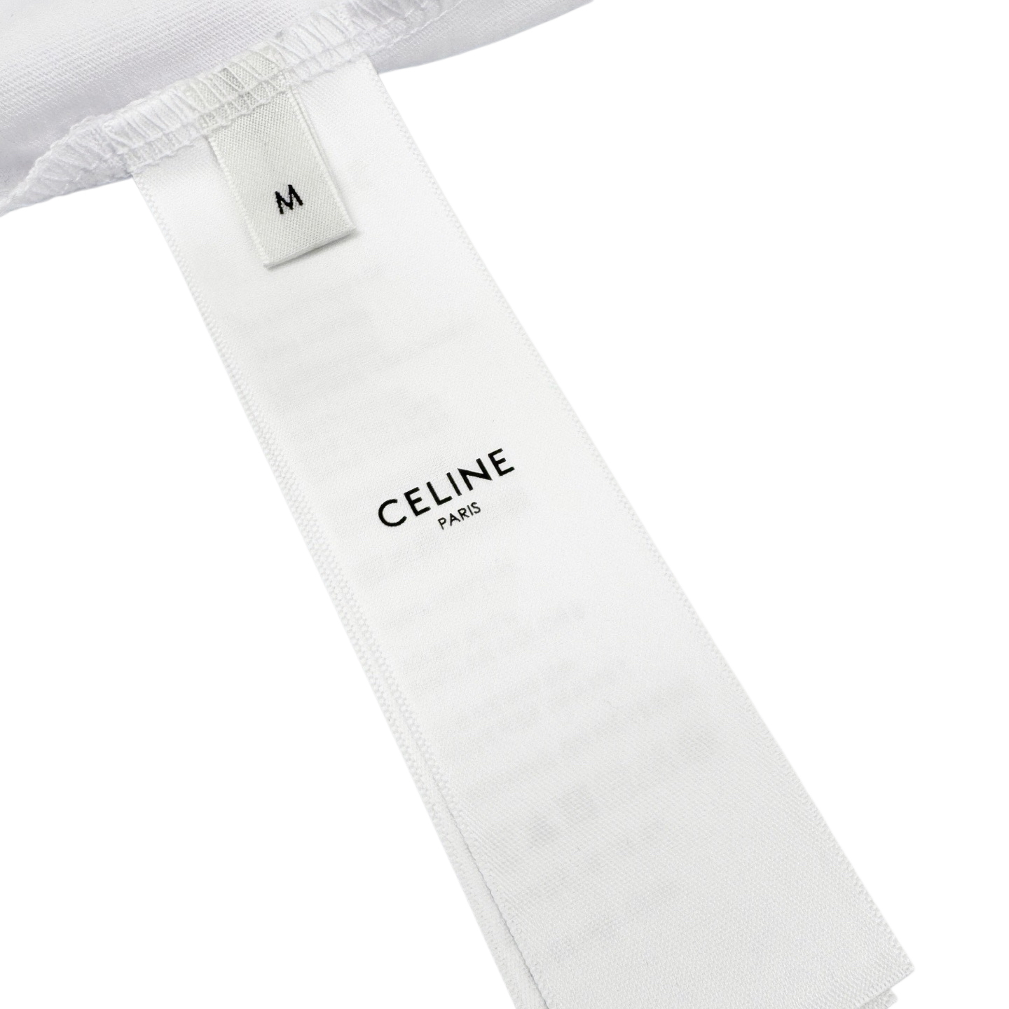 Celine Celine 小字母印花短袖白色