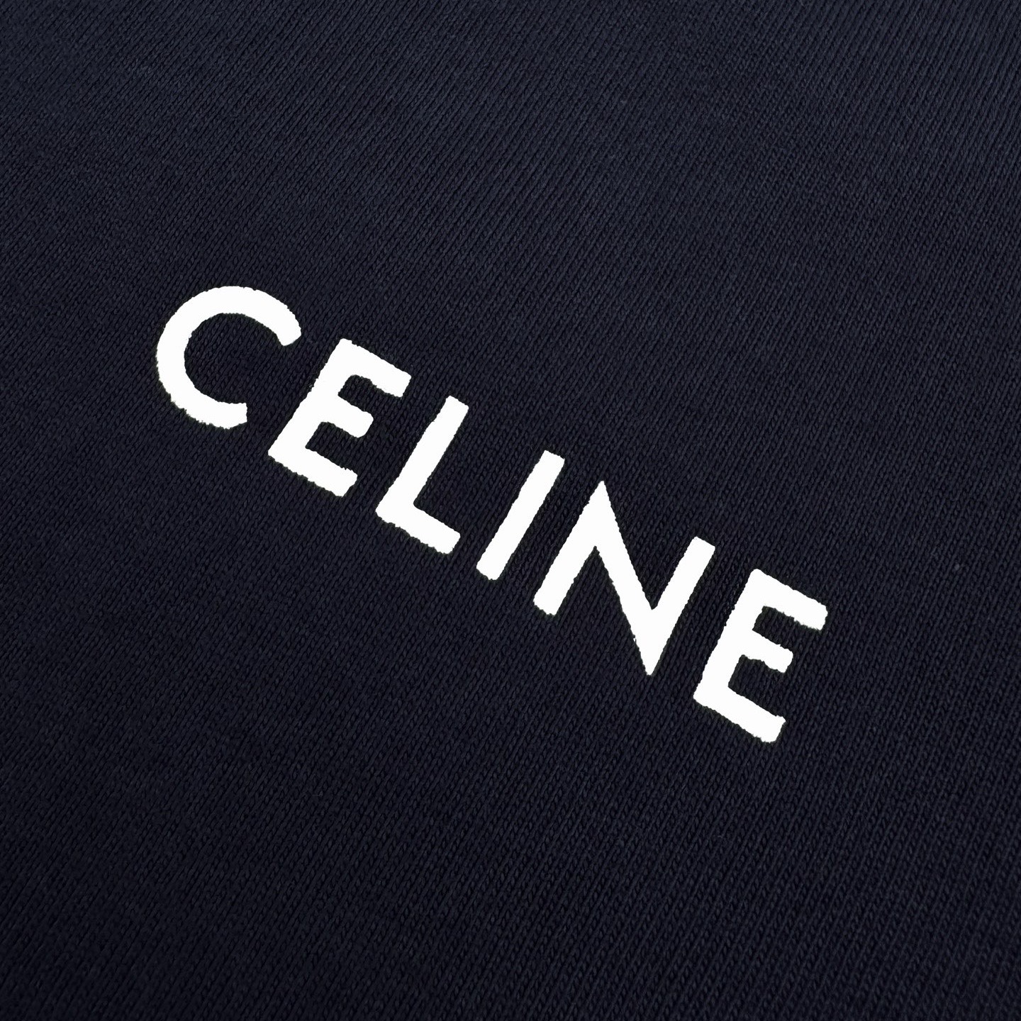 Celine Celine 小字母印花短袖蓝色