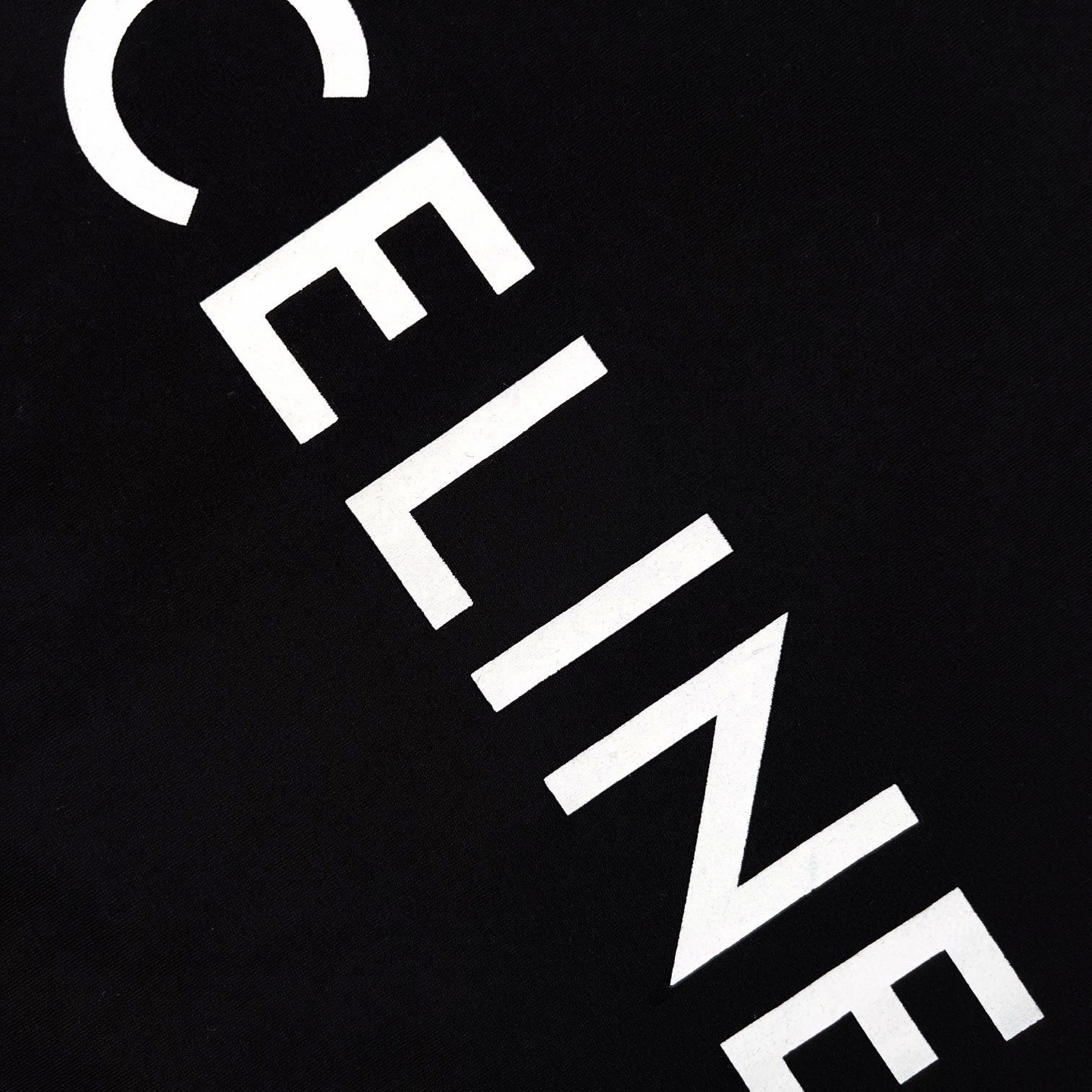 Celine Celine 大字母印花短袖黑色