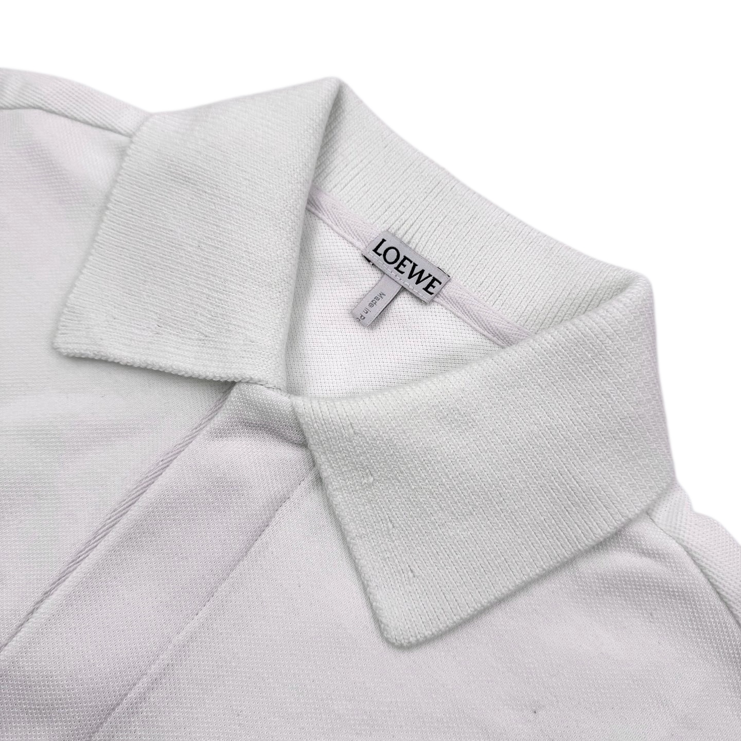 Loewe Loewe 标识刺绣Polo衫白色