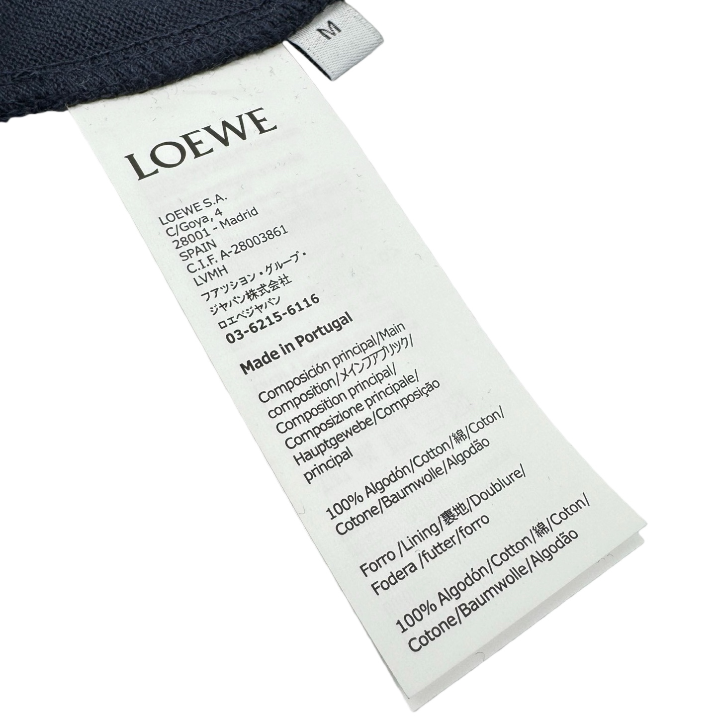 Loewe Loewe 标识刺绣Polo衫蓝色
