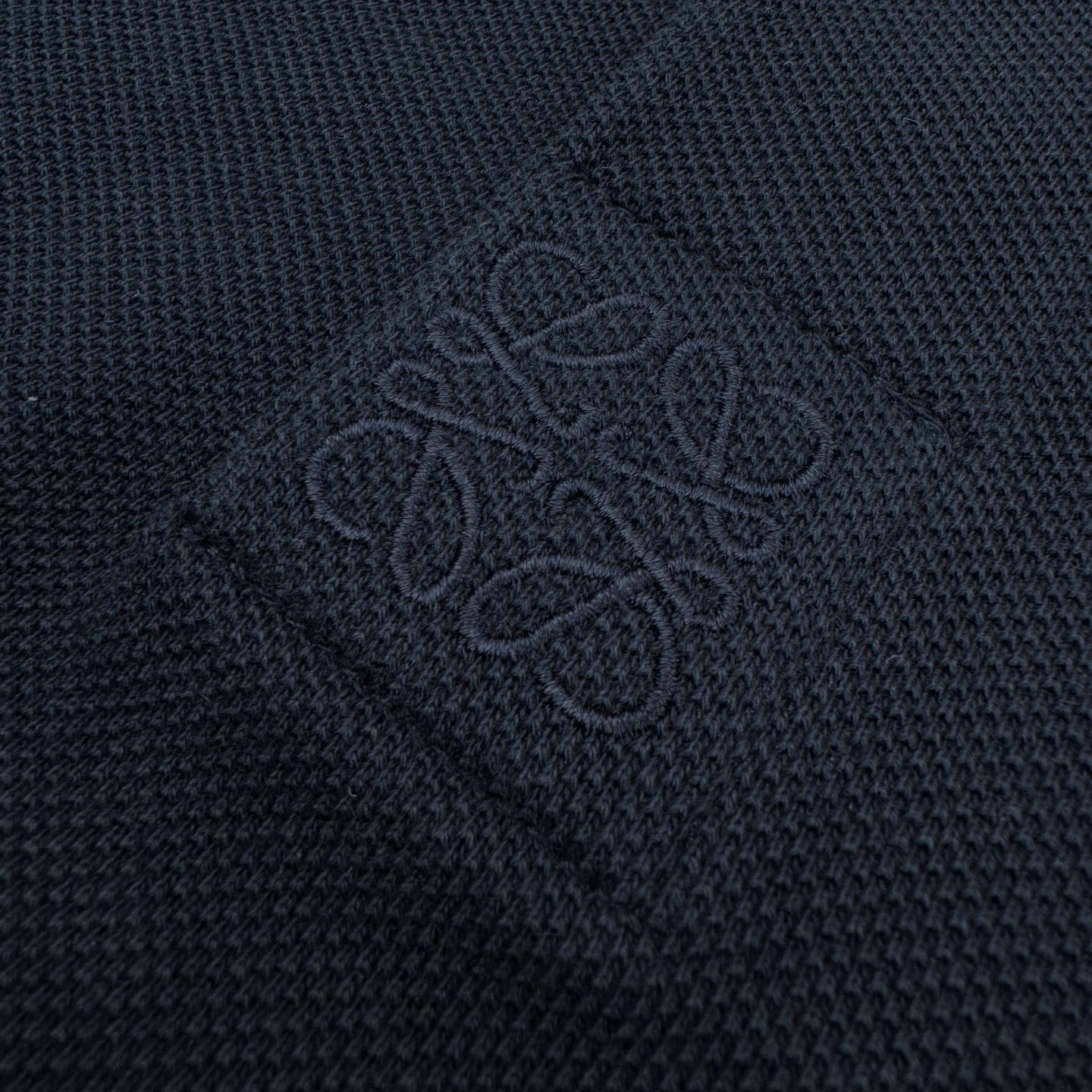 Loewe Loewe 标识刺绣Polo衫蓝色