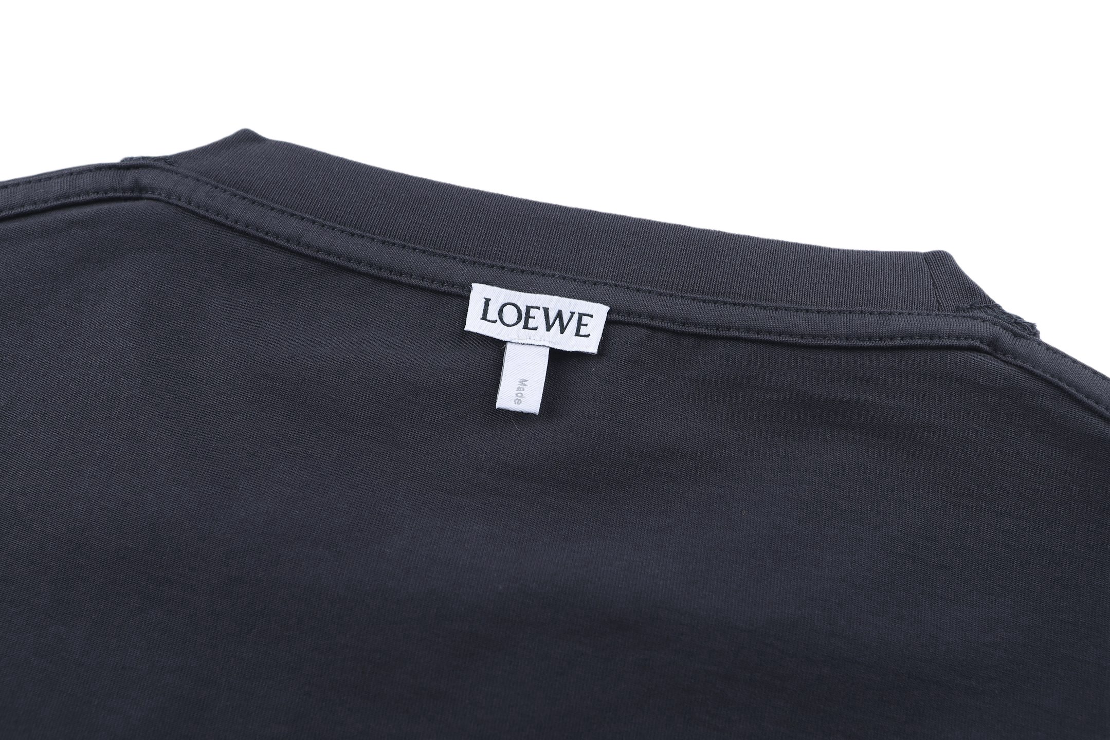 Loewe Loewe Anagram 纯色激光烧花刺绣短袖