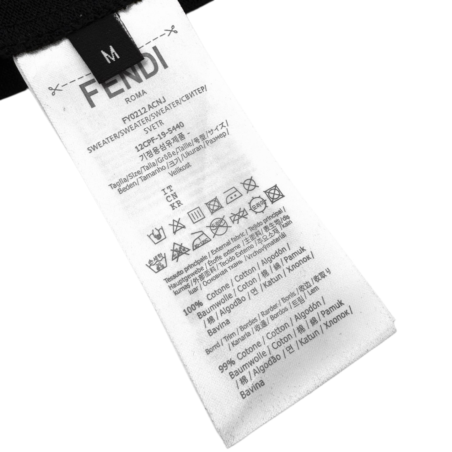 Fendi FD 金色FF标识Polo衫
