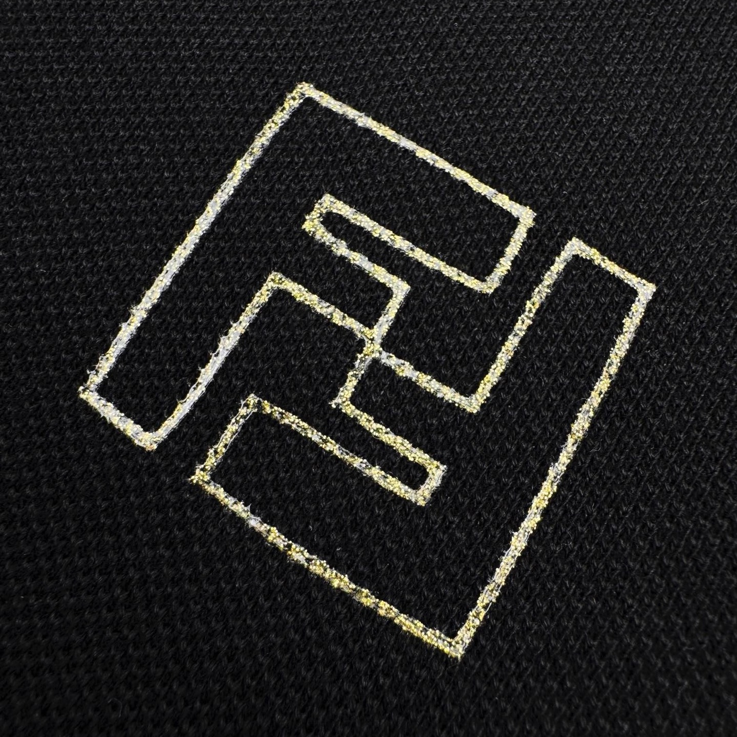 Fendi FD 金色FF标识Polo衫