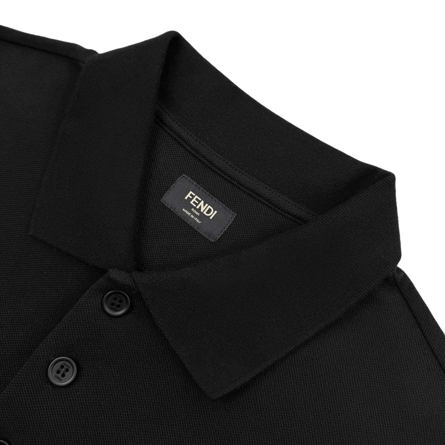Fendi FD 金色FF标识Polo衫