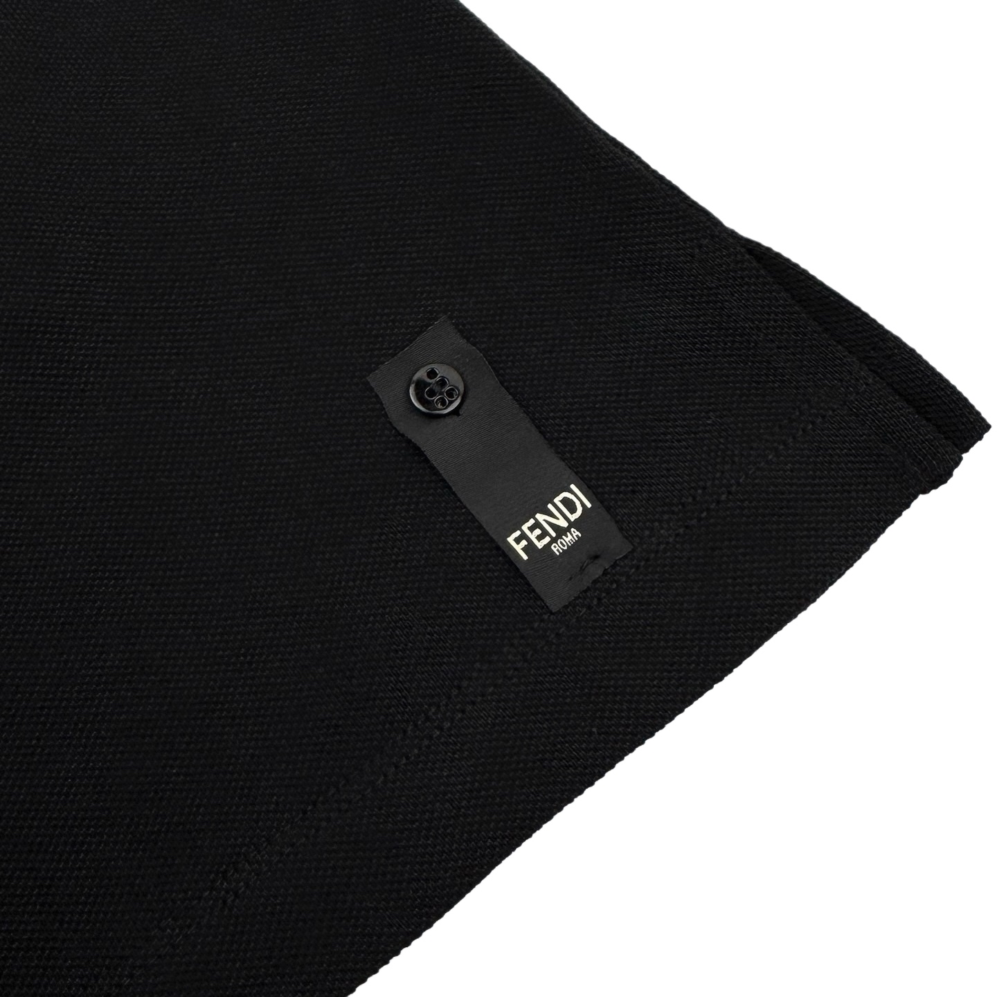 Fendi FD 金色FF标识Polo衫