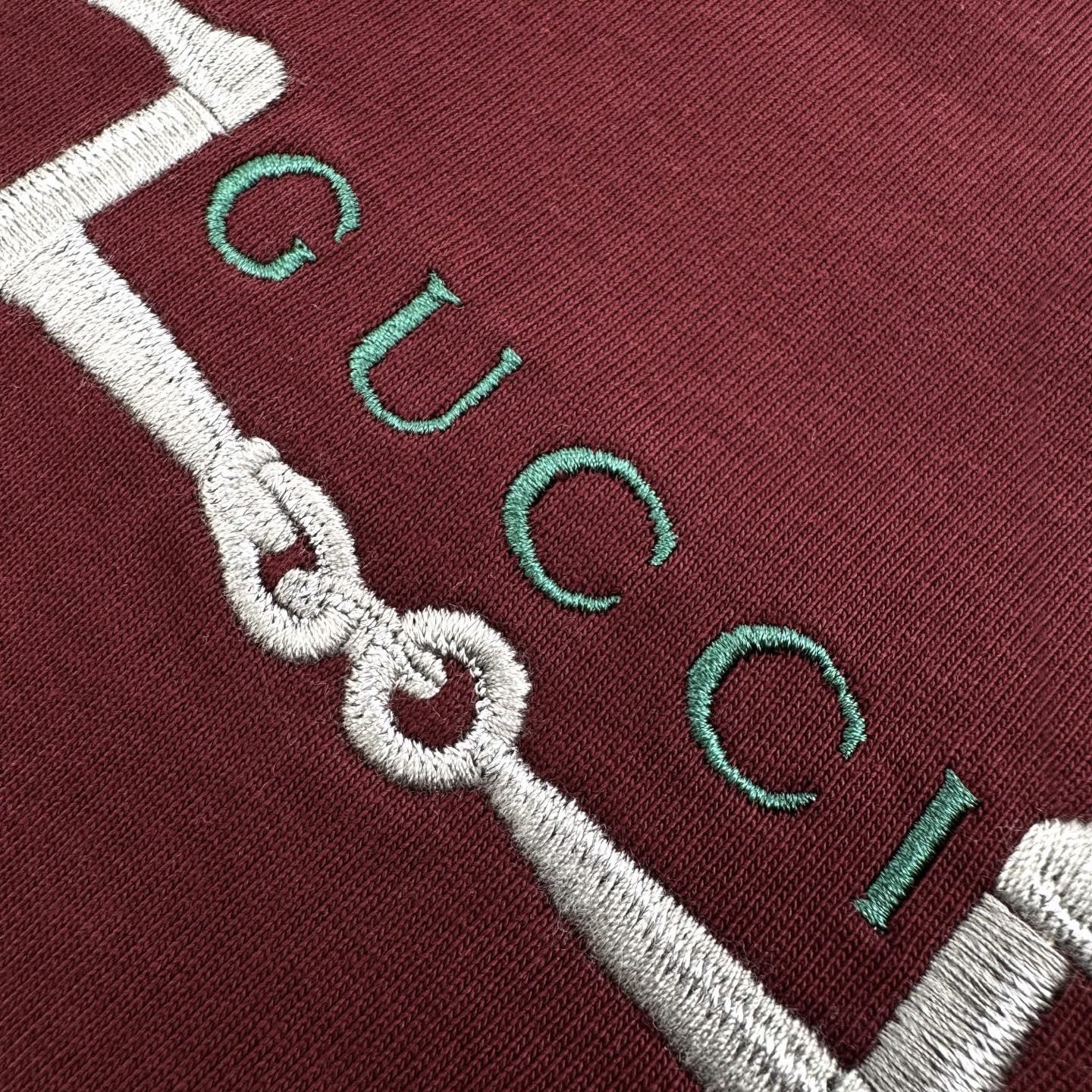 Gucci Guc 26SS 马年限定马衔扣刺绣短袖红色