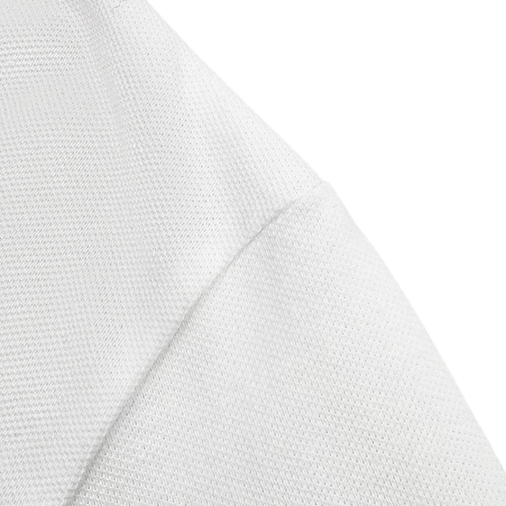 Saint Laurent Saint Laurent 标识刺绣Polo衫白色