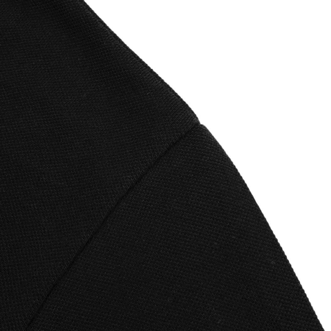 Saint Laurent Saint Laurent 标识刺绣Polo衫黑色