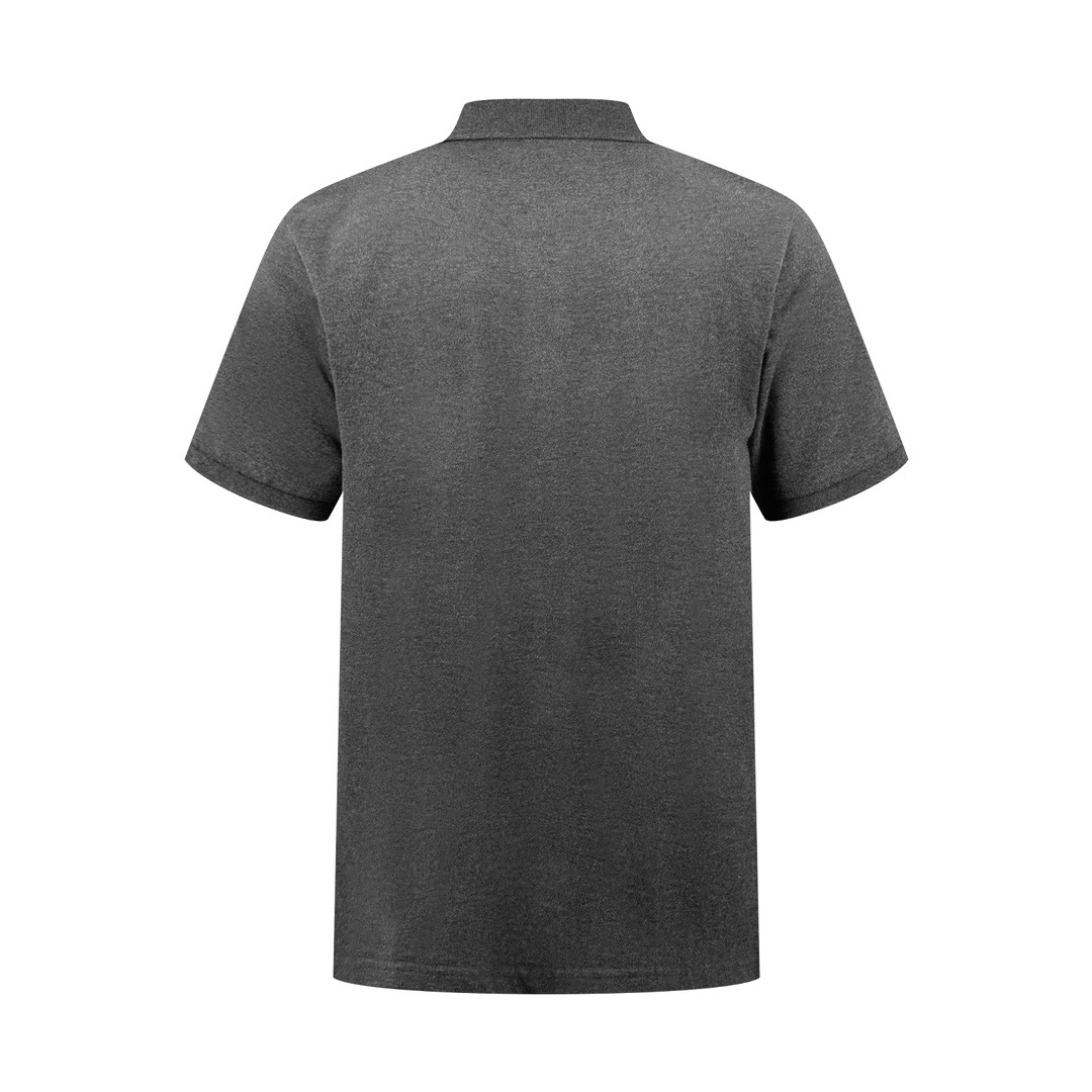 Saint Laurent Saint Laurent 标识刺绣Polo衫灰色