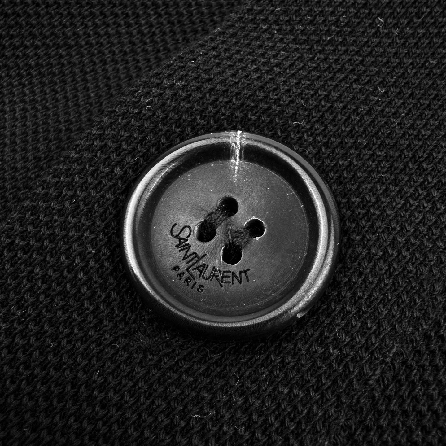 Saint Laurent Saint Laurent 口袋标识刺绣Polo衫