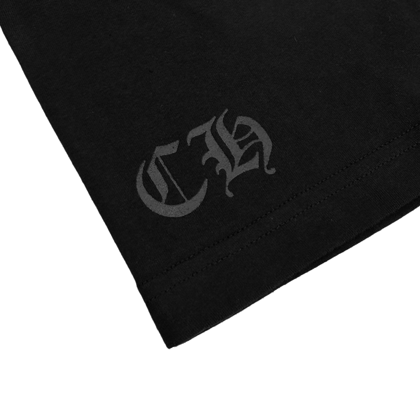Chrome Hearts CH 克罗心马蹄口袋印花短袖黑色