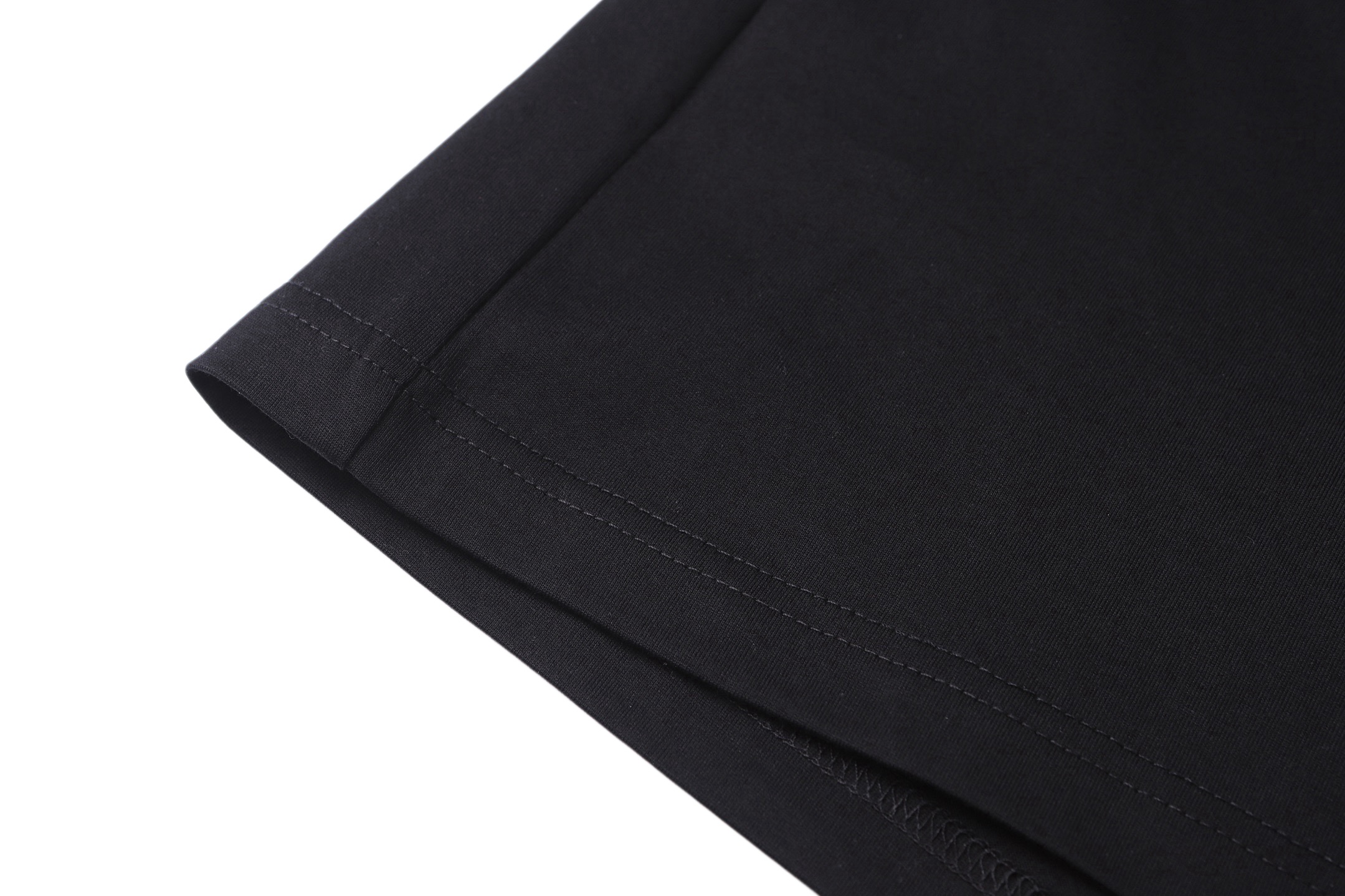 Saint Laurent Salnt Laurent 标识刺绣短袖黑色