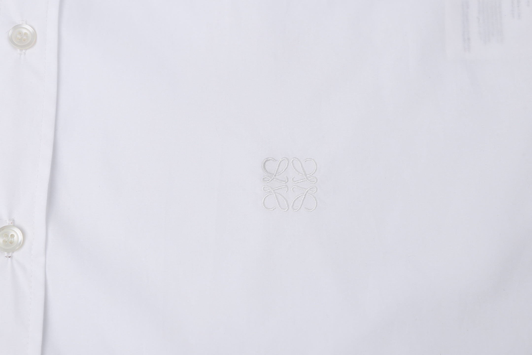 Loewe Loewe Anagram 下摆小刺绣长袖衬衫