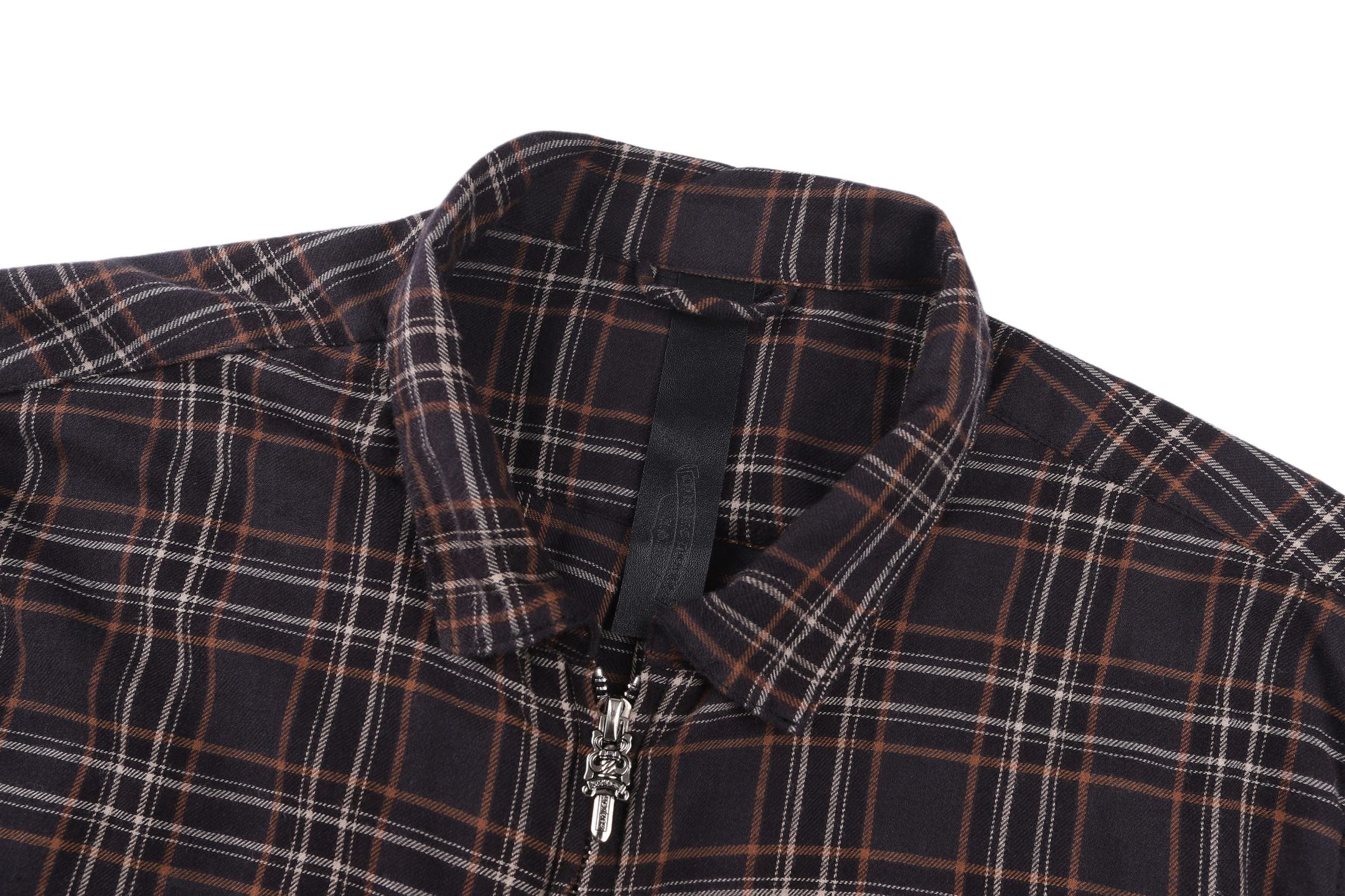 Chrome Hearts Chrome Hearts 26SS 法兰泽拉链格子衬衫