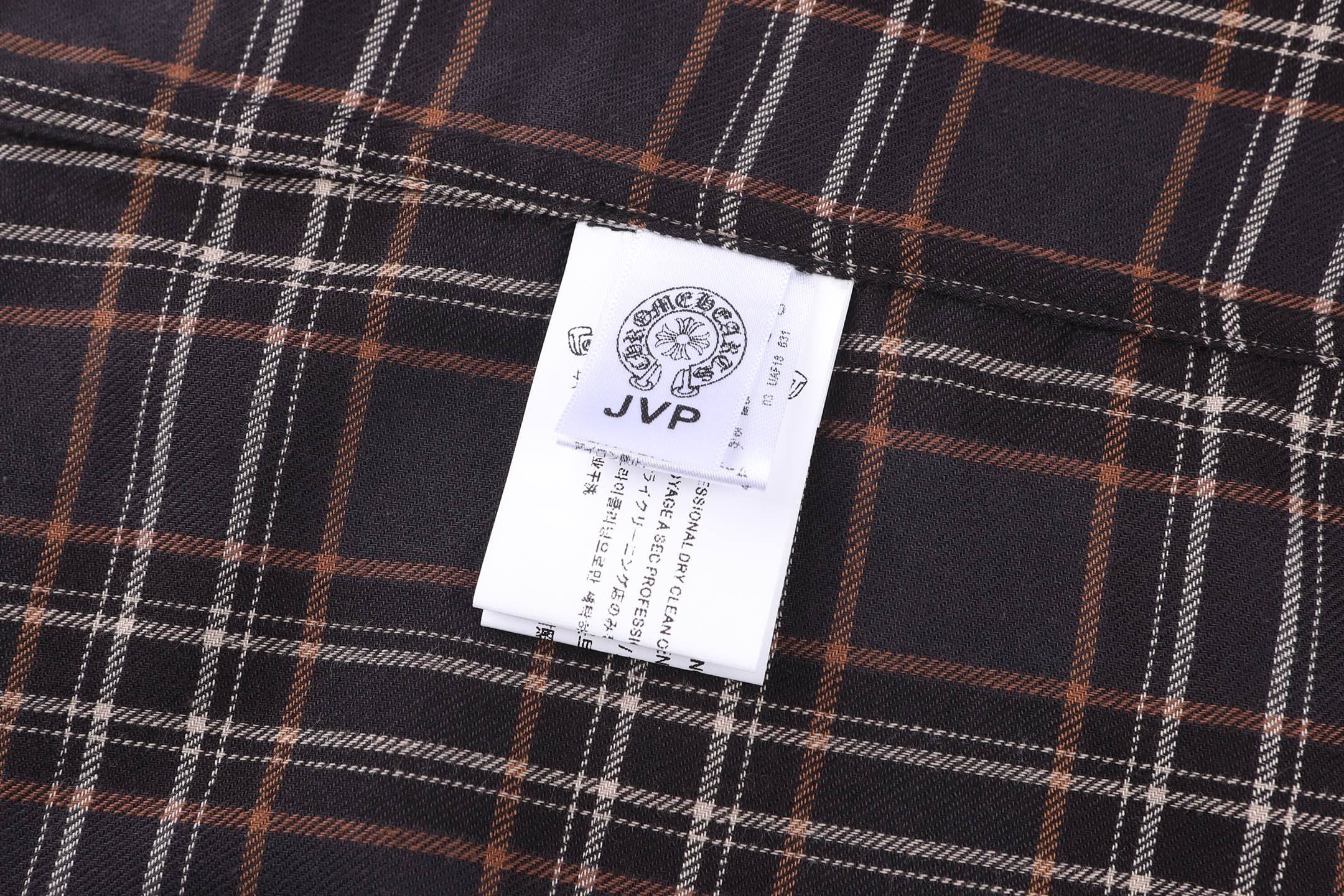 Chrome Hearts Chrome Hearts 26SS 法兰泽拉链格子衬衫