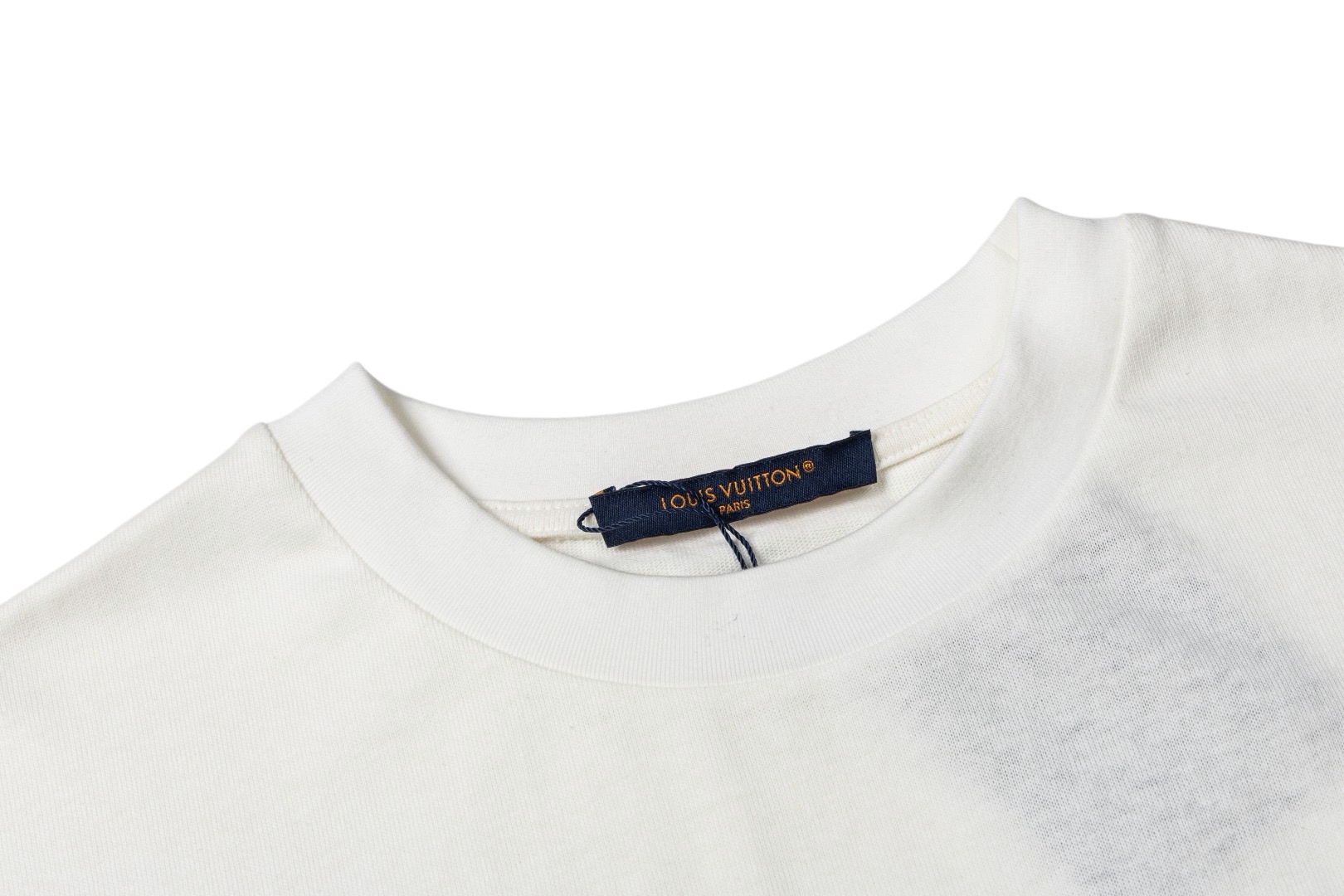 Louis Vuitton 1v 26SS 绒毛印花短袖白色