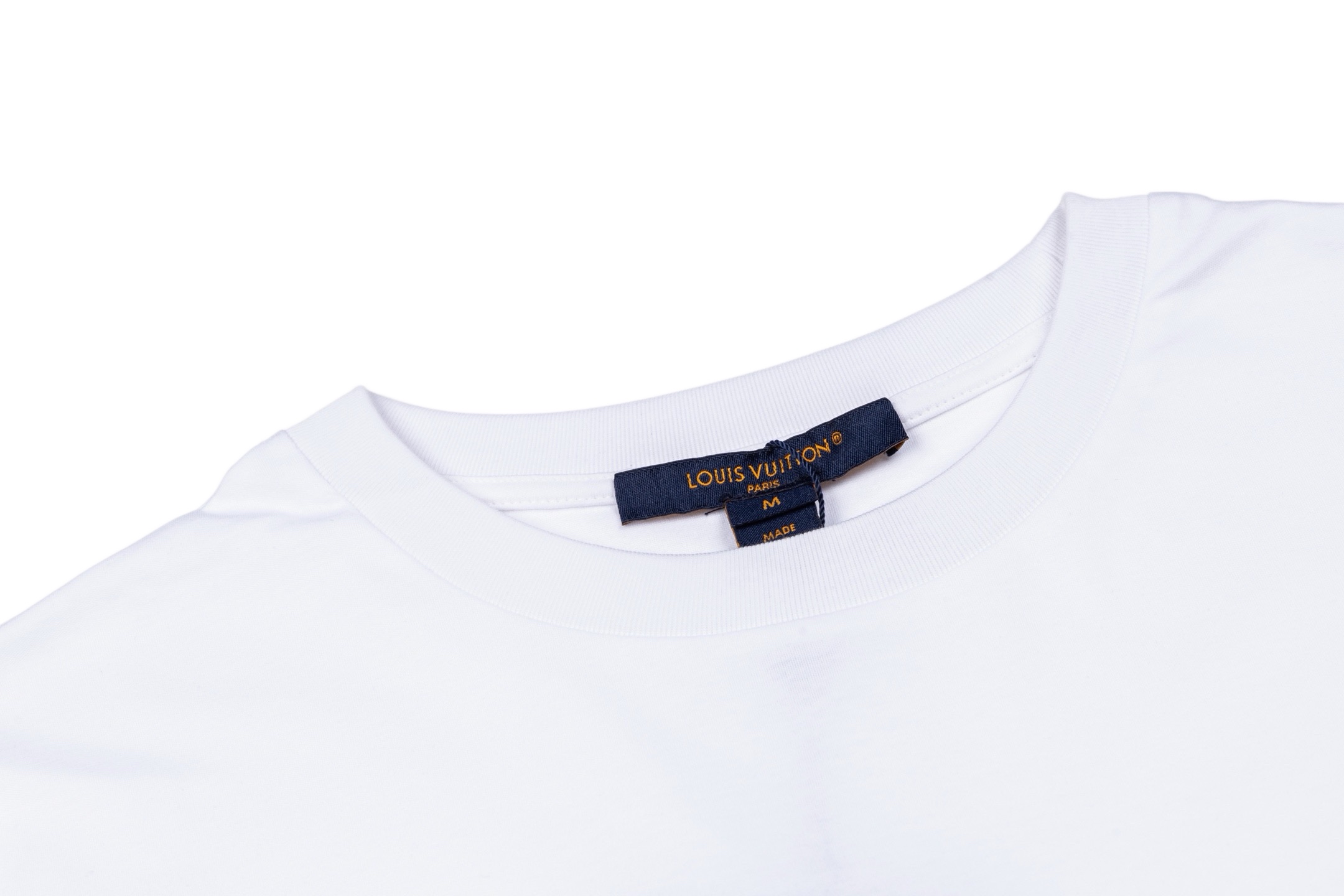 Louis Vuitton 1v 25SS 航海系列金属刺绣标识口袋短袖