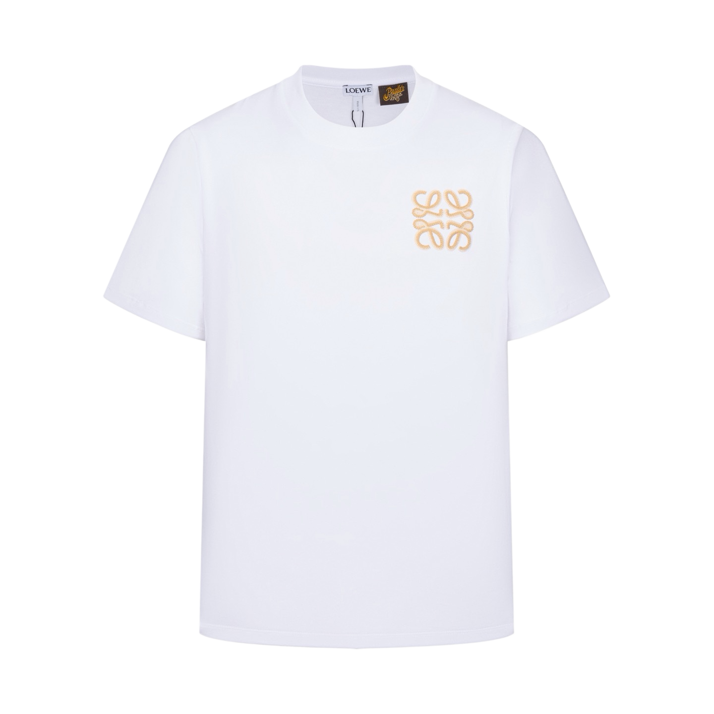 Loewe Loewe Anagram 双藤刺绣短袖白色