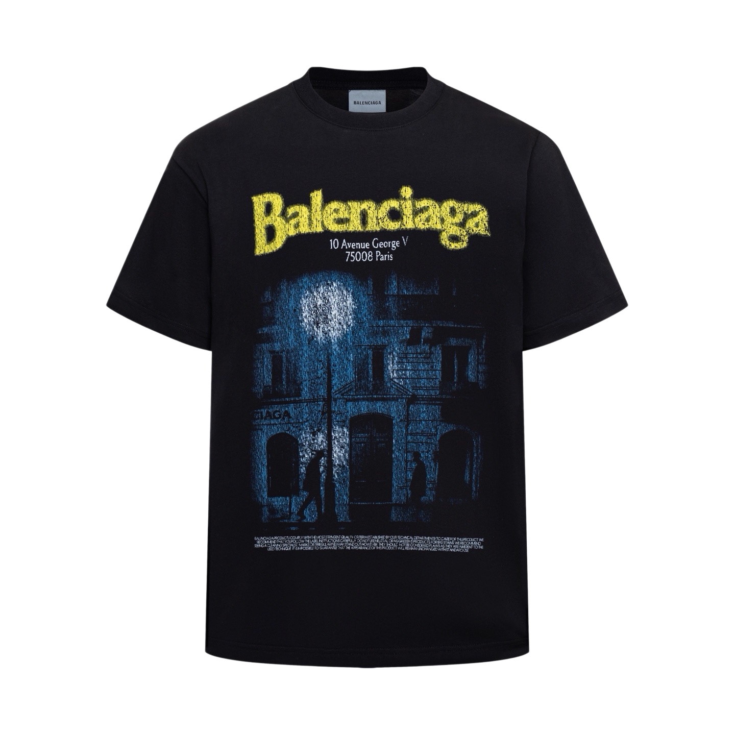 Balenciaga BLCG 26SS 街灯夜景印花短袖