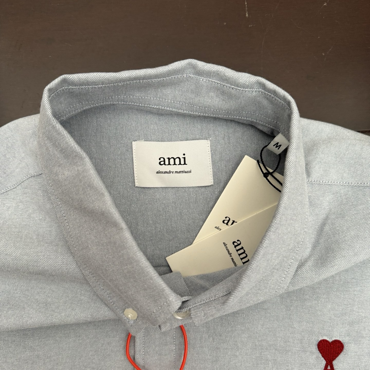 Luxurious Ami Paris Box Shirt: Customized Elegance and Quality Embroidery, Lasting Beauty. - 图片 6
