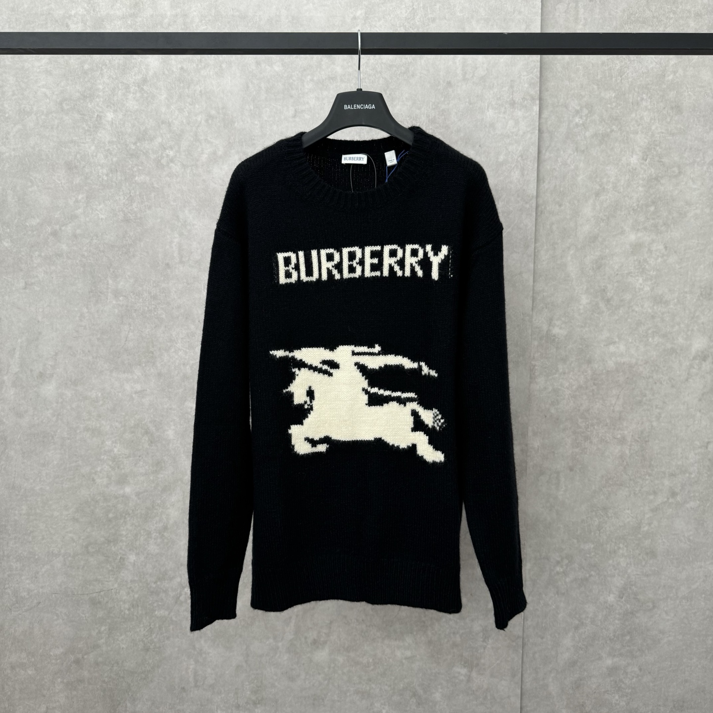 Burberry Babboli Wool Knitted Shirt: High-Quality Fabric, Italian Craftsmanship, Size S/M/L/XL