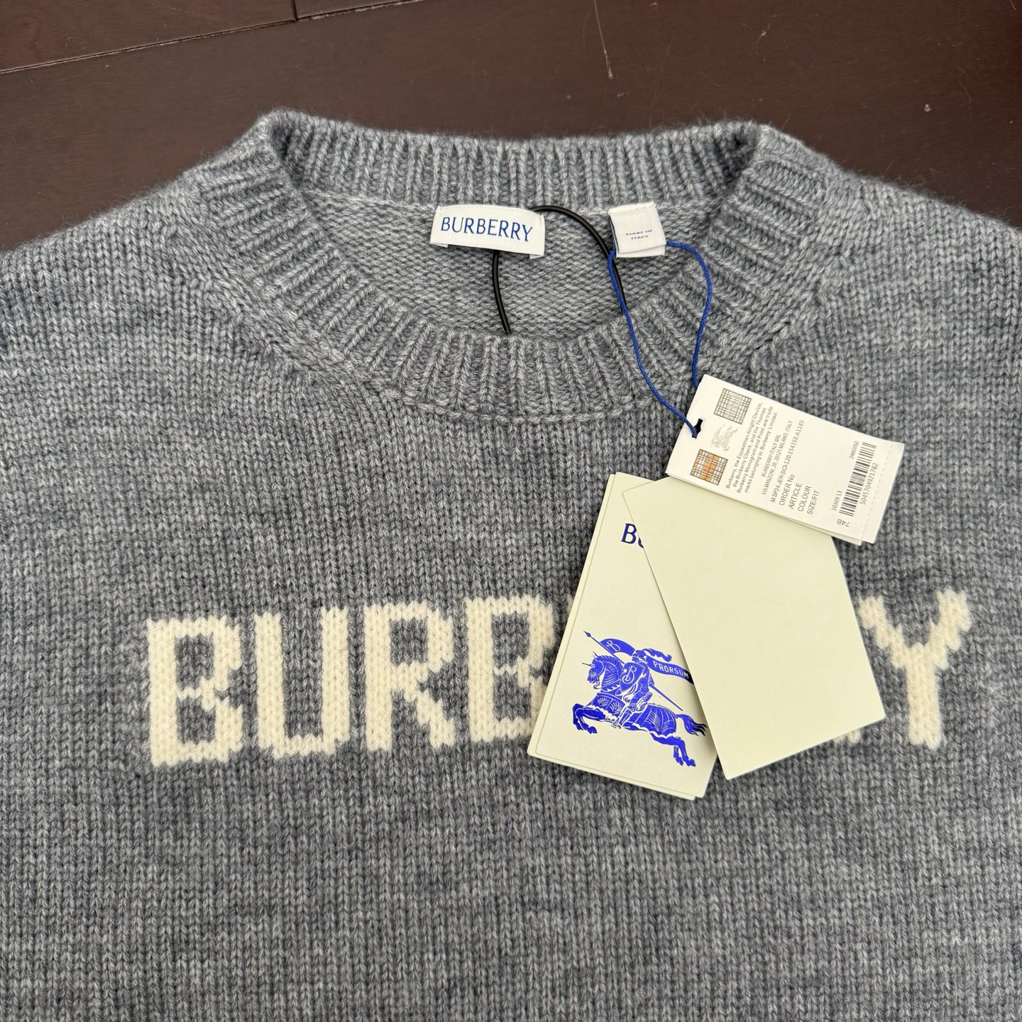 Burberry Baboli Wool Knitted Shirt with High-Quality Fabric and Design 💰p788 - 图片 5