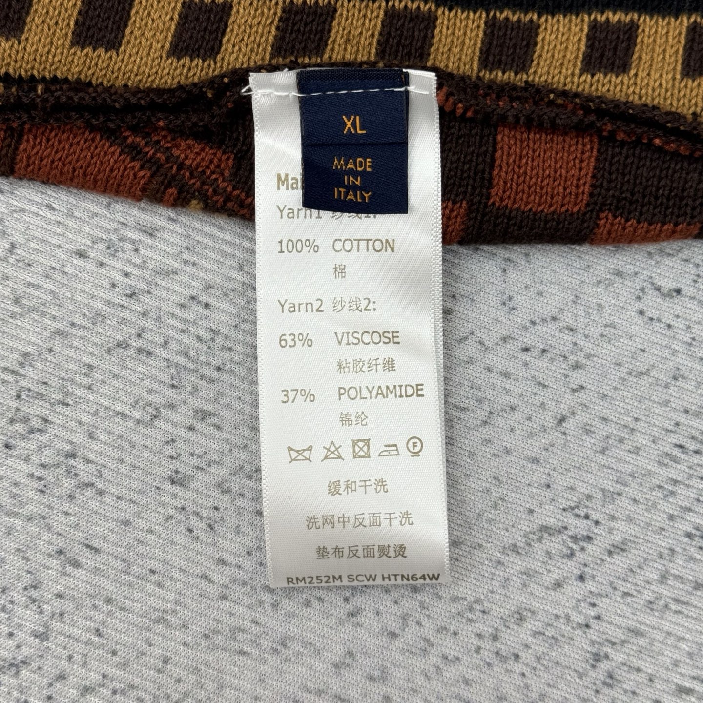 Louis Vuitton x Nigo Monogram Jacquard Wool Blend Crewneck Sweater 8 i1758045734811 8107 0 7