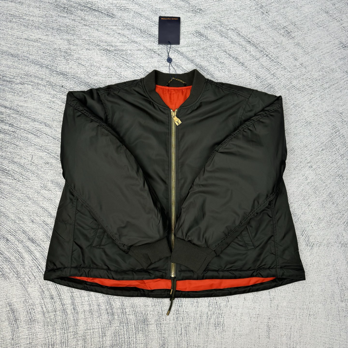 Louis Vuitton Reversible Nylon Bomber Jacket Black Size 46/48/50/52 4 i1758046295509 1001 0 2