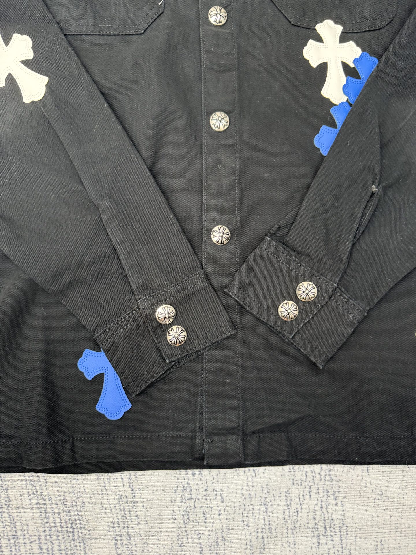 Chrome Hearts CH Patchwork Denim Jacket - Cross Design, Premium Quality 7 i1758917411235 7239 0 5
