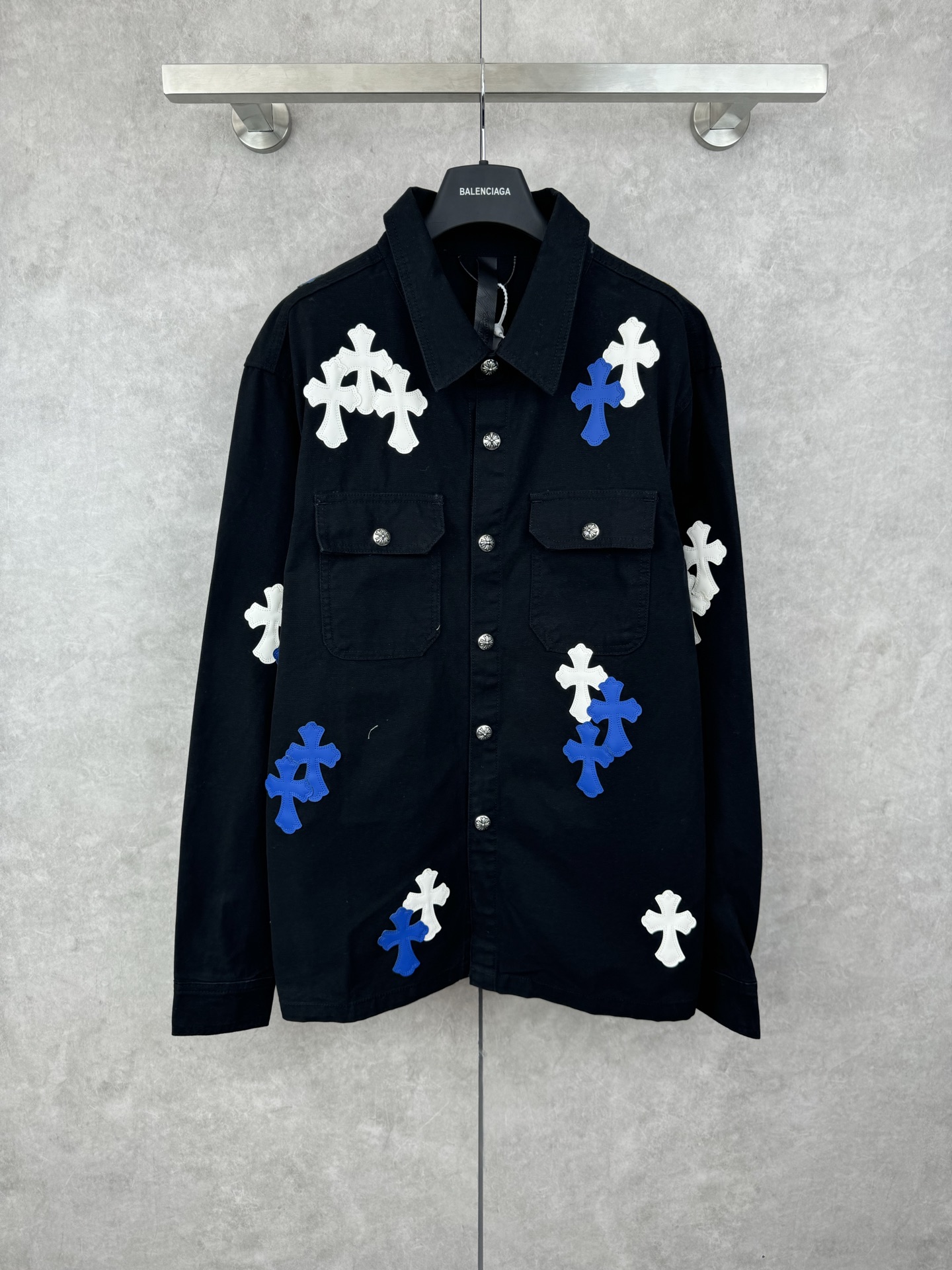 Chrome Hearts CH Patchwork Denim Jacket - Cross Design, Premium Quality 2 i1758917411273 3362 0 0