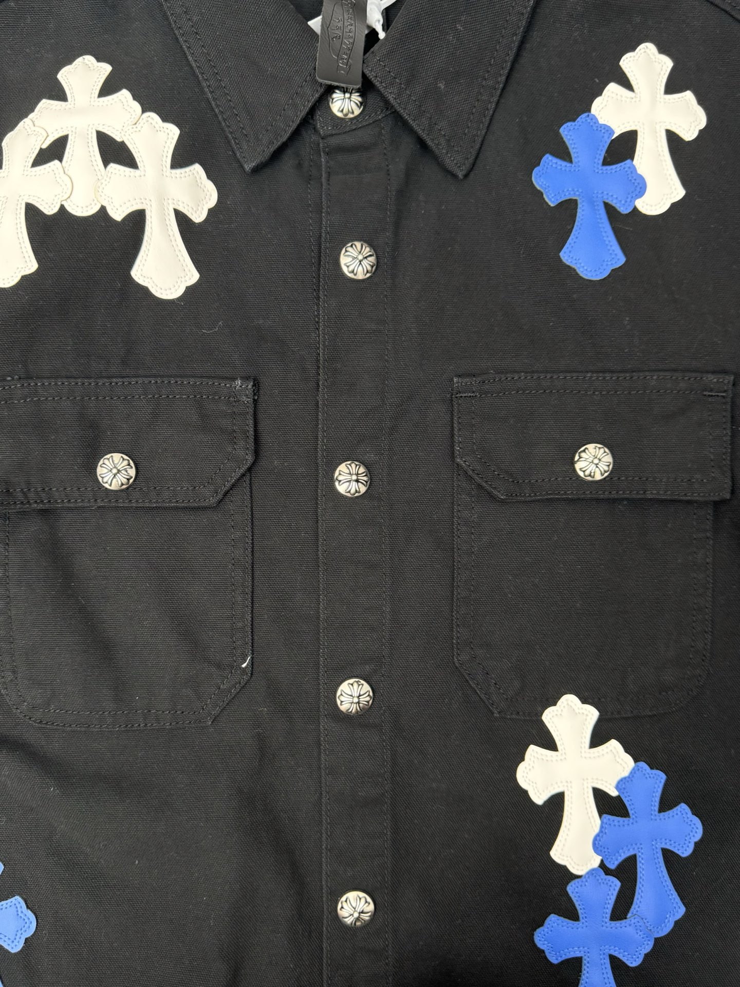 Chrome Hearts CH Patchwork Denim Jacket - Cross Design, Premium Quality 9 i1758917414034 1634 0 7