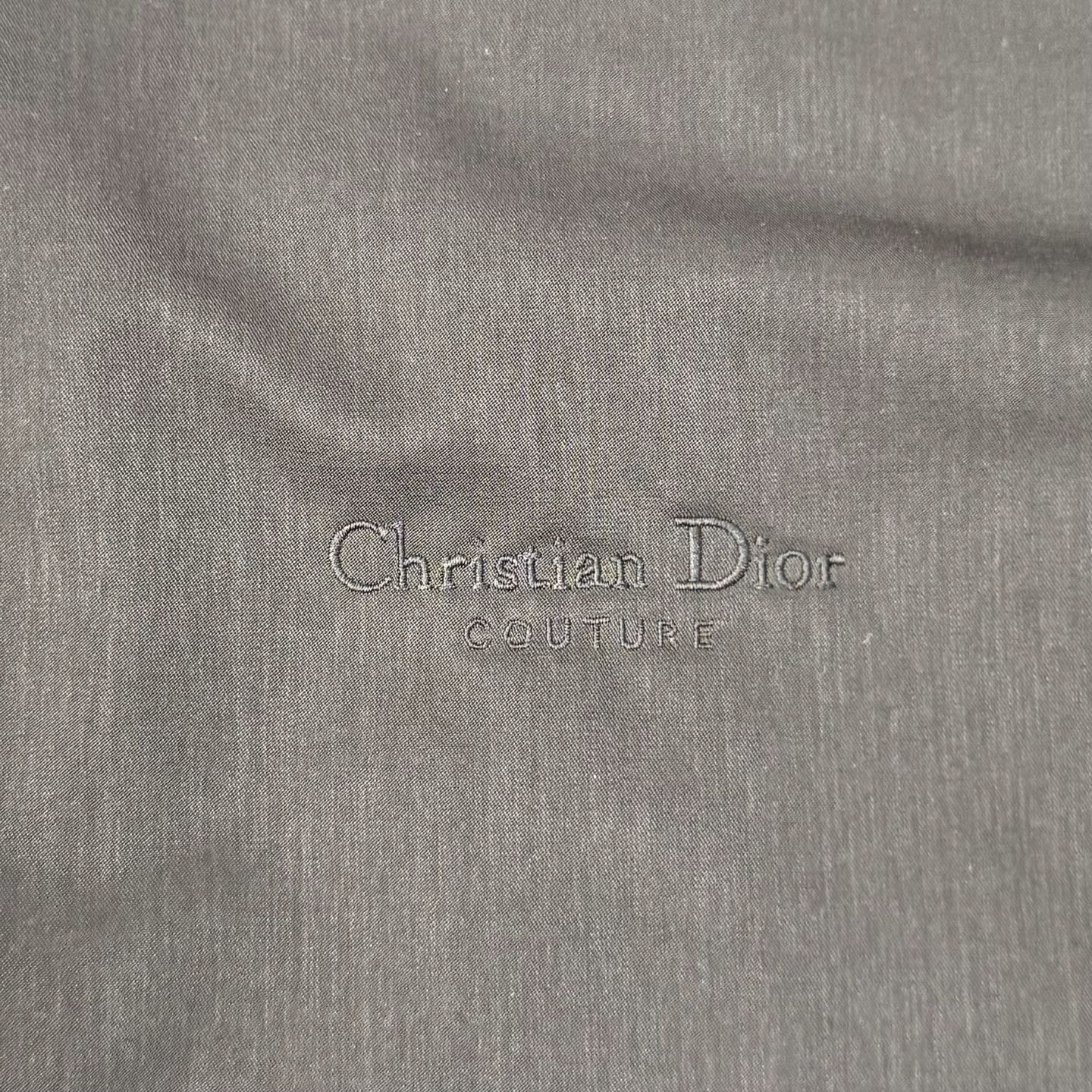 Diorior Couture Black Cotton Blouson Jacket with Embroidered Logo - New 2025 9 i1758919376639 2620 0 7