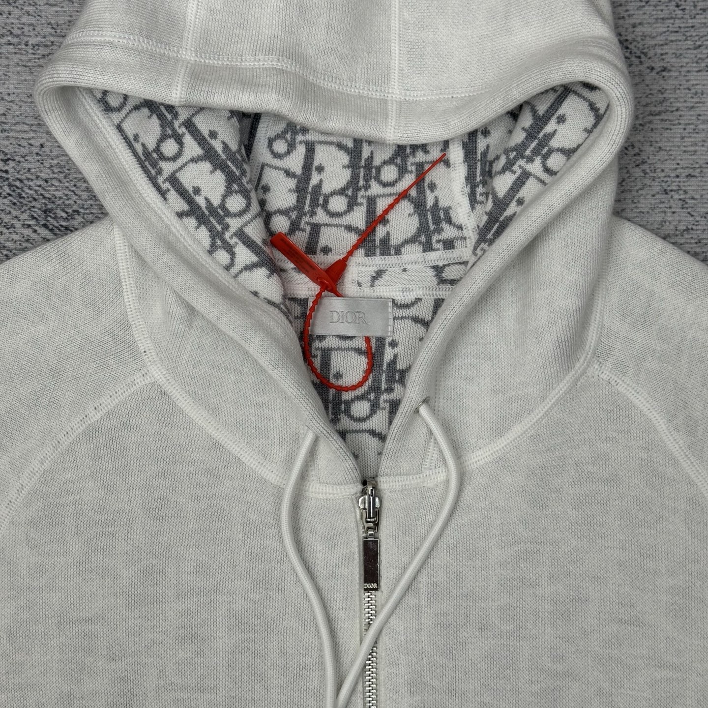 Dior Reversible Jacquard Cotton-Cashmere Blend Hoodie, Drawstring, Pockets 9 i1759092577622 2580 0 9