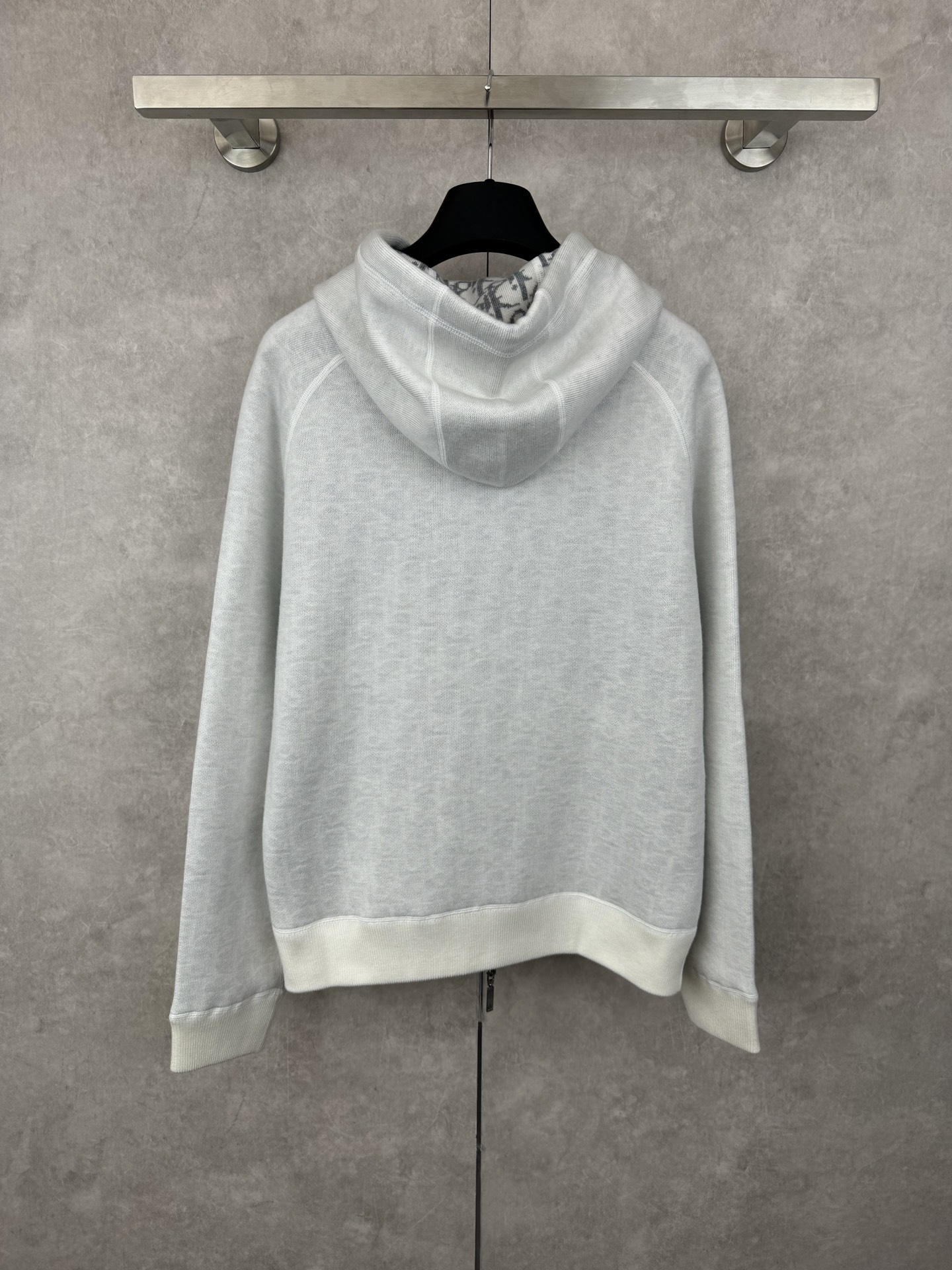 Dior Reversible Jacquard Cotton-Cashmere Blend Hoodie, Drawstring, Pockets 3 i1759092580771 8003 0 1