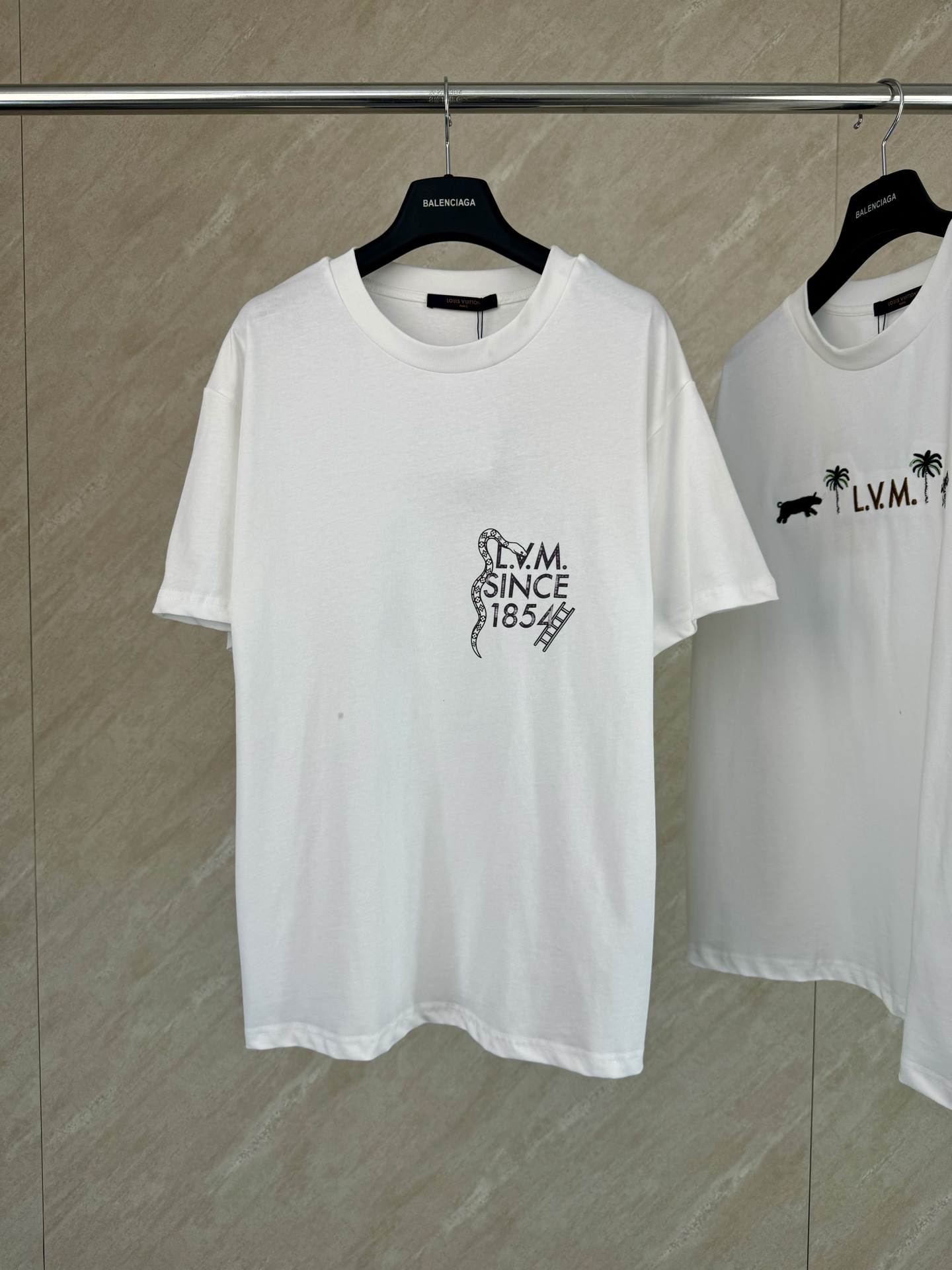 P140 1V Camiseta manga corta estampado checkerboard serpiente talla s/m/l/xl