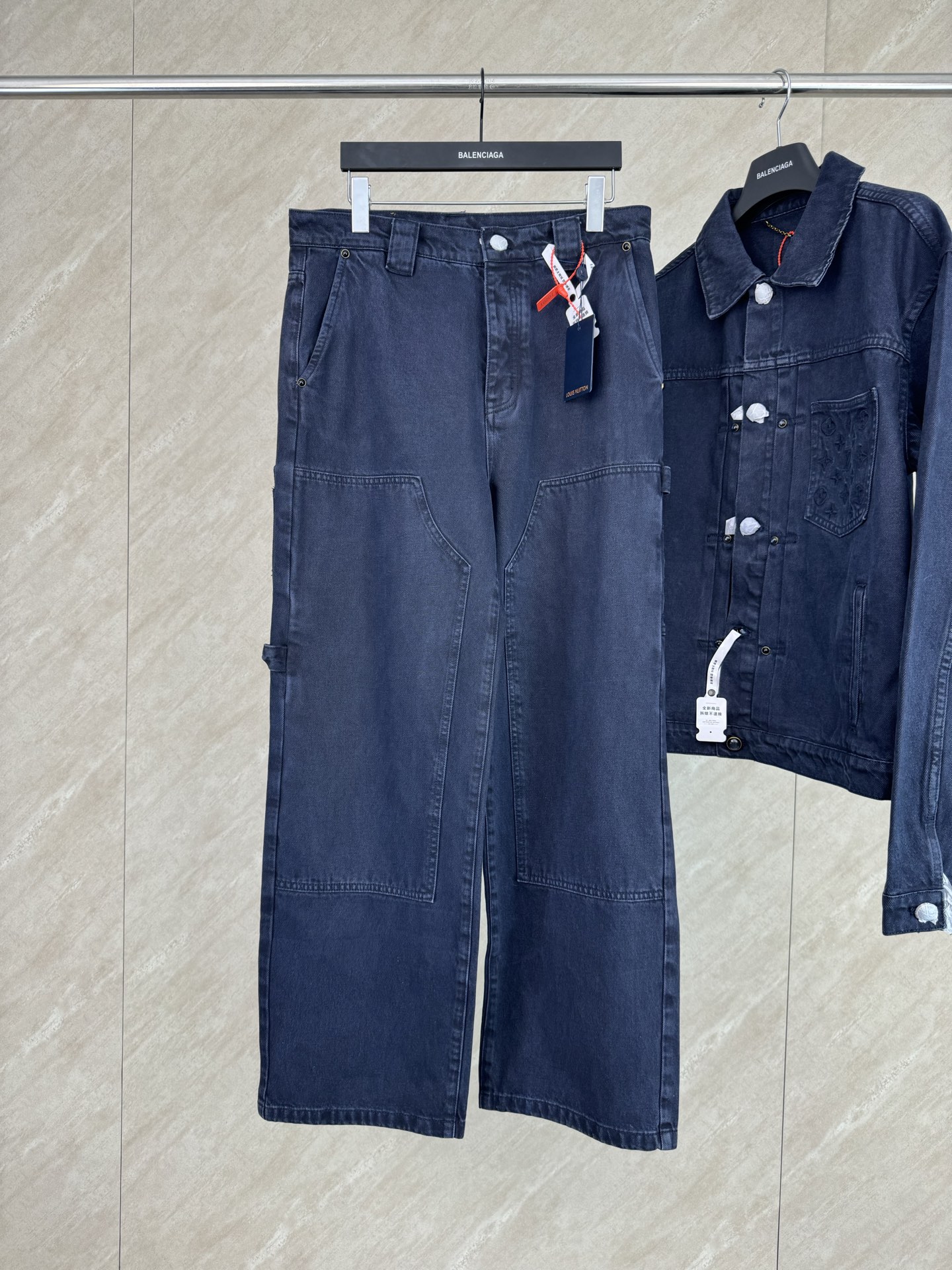 P250 1v 25SS jeans teñidos en prenda talla 30/32/34/36