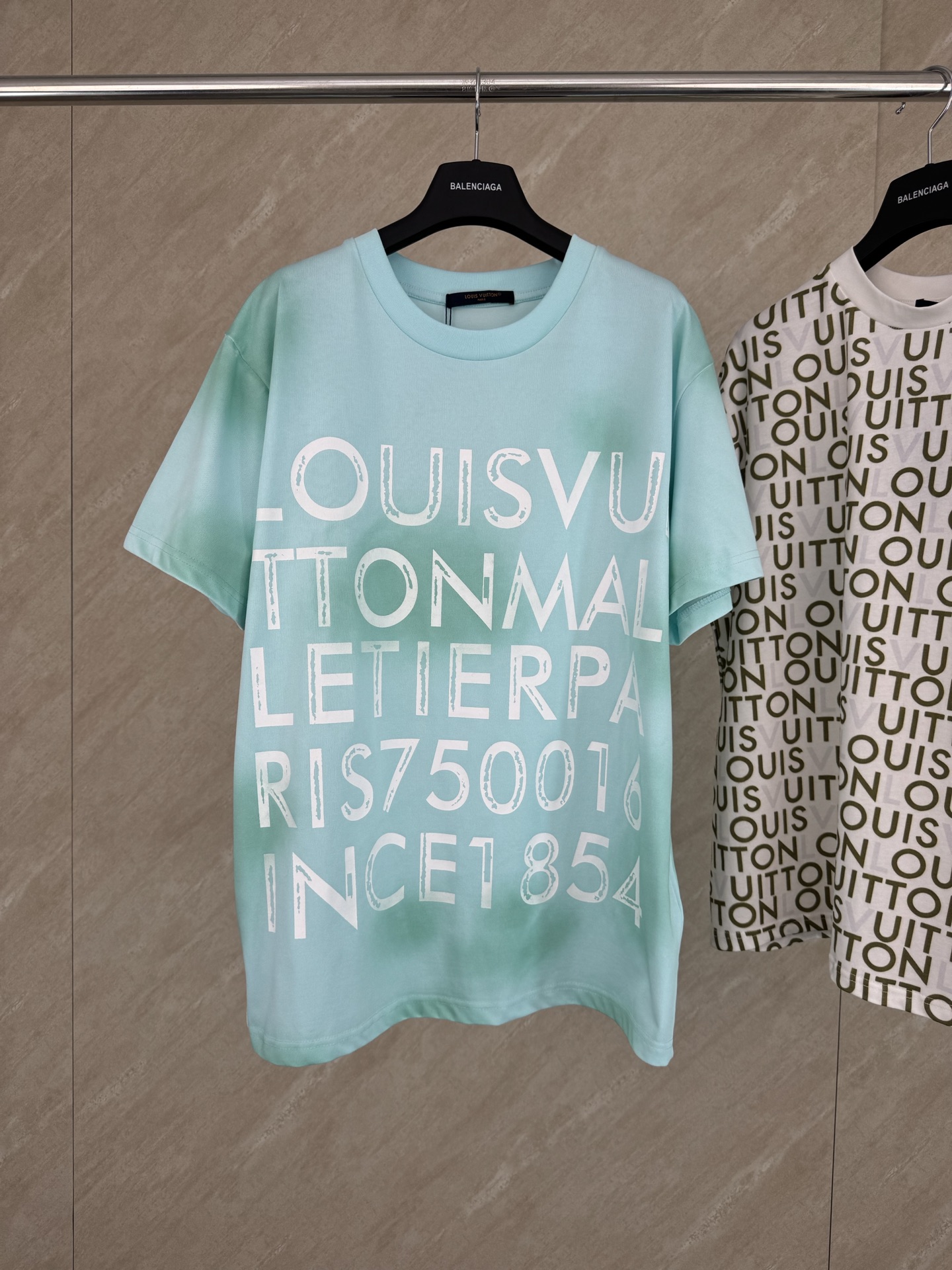 P140 1v 26ss serie de primavera y verano camiseta de manga corta de algodón con estampado tie-dye talla s m l xl