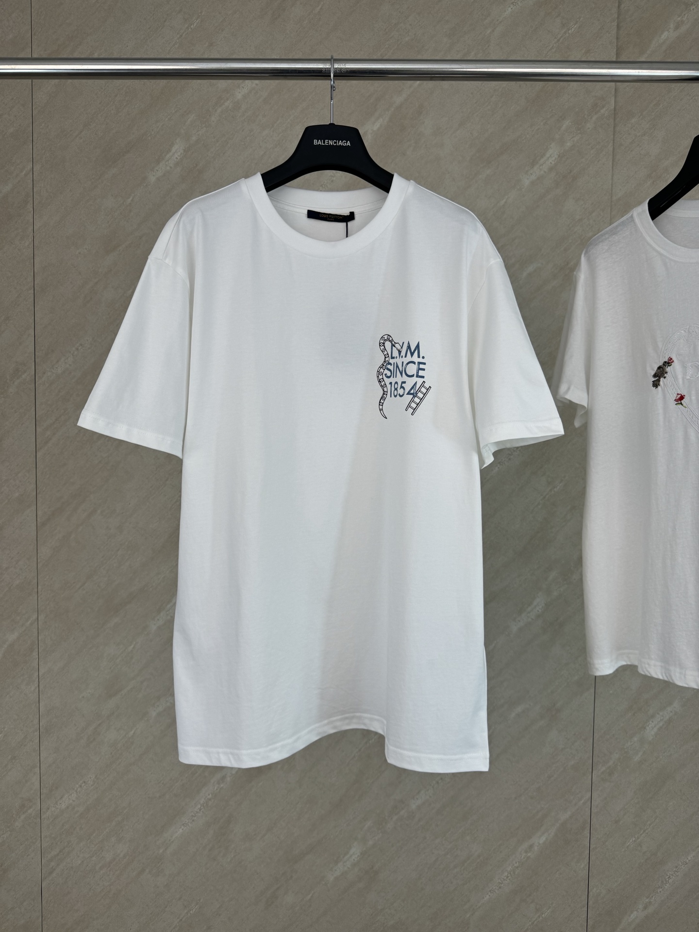 P115 1v Camiseta Louis con estampado de serpientes y escaleras a cuadros Talla de camiseta de manga corta: s m l xl