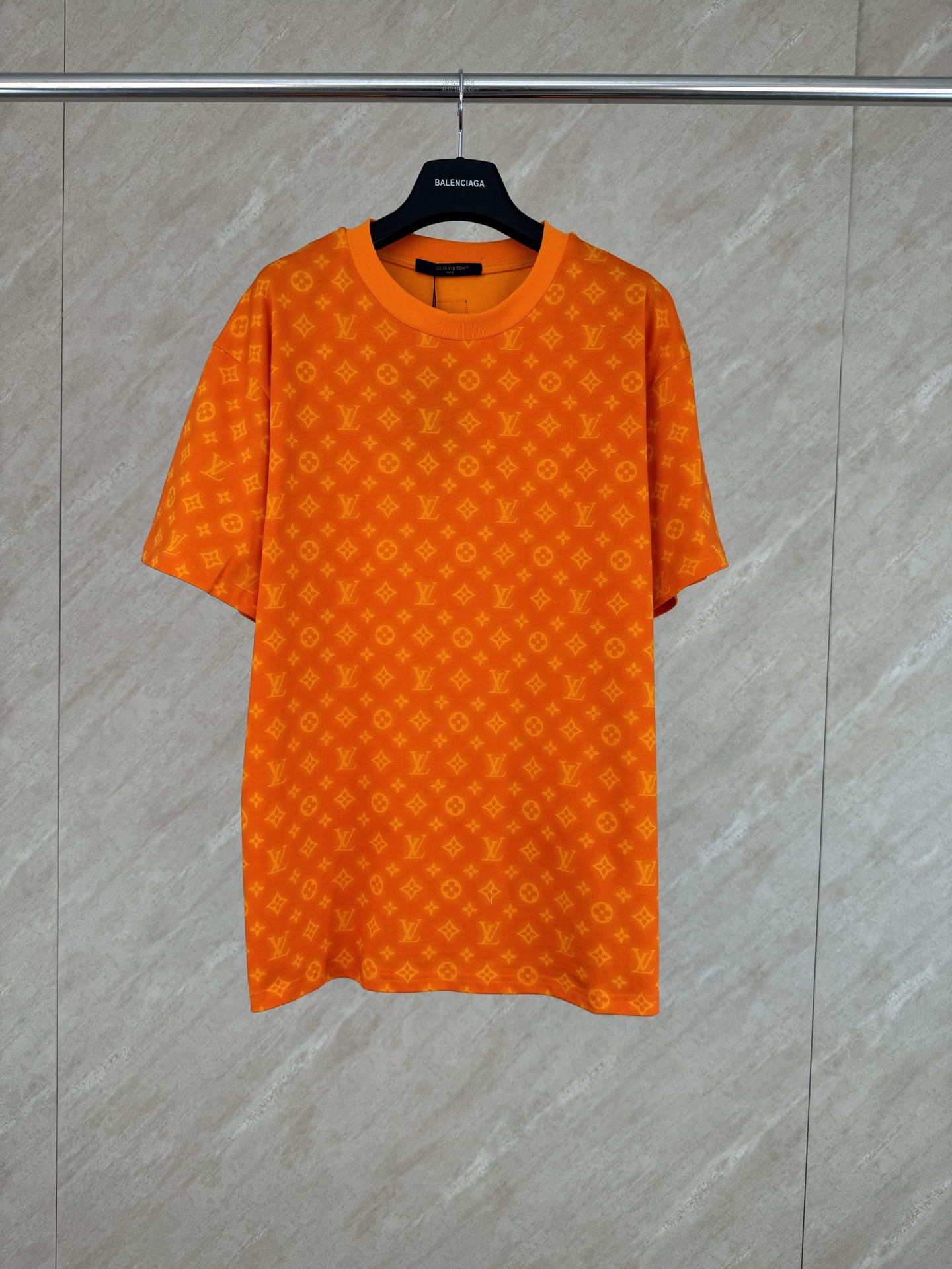 P140 1v 26ss nueva camiseta de manga corta con estampado de monograma talla s m l xl