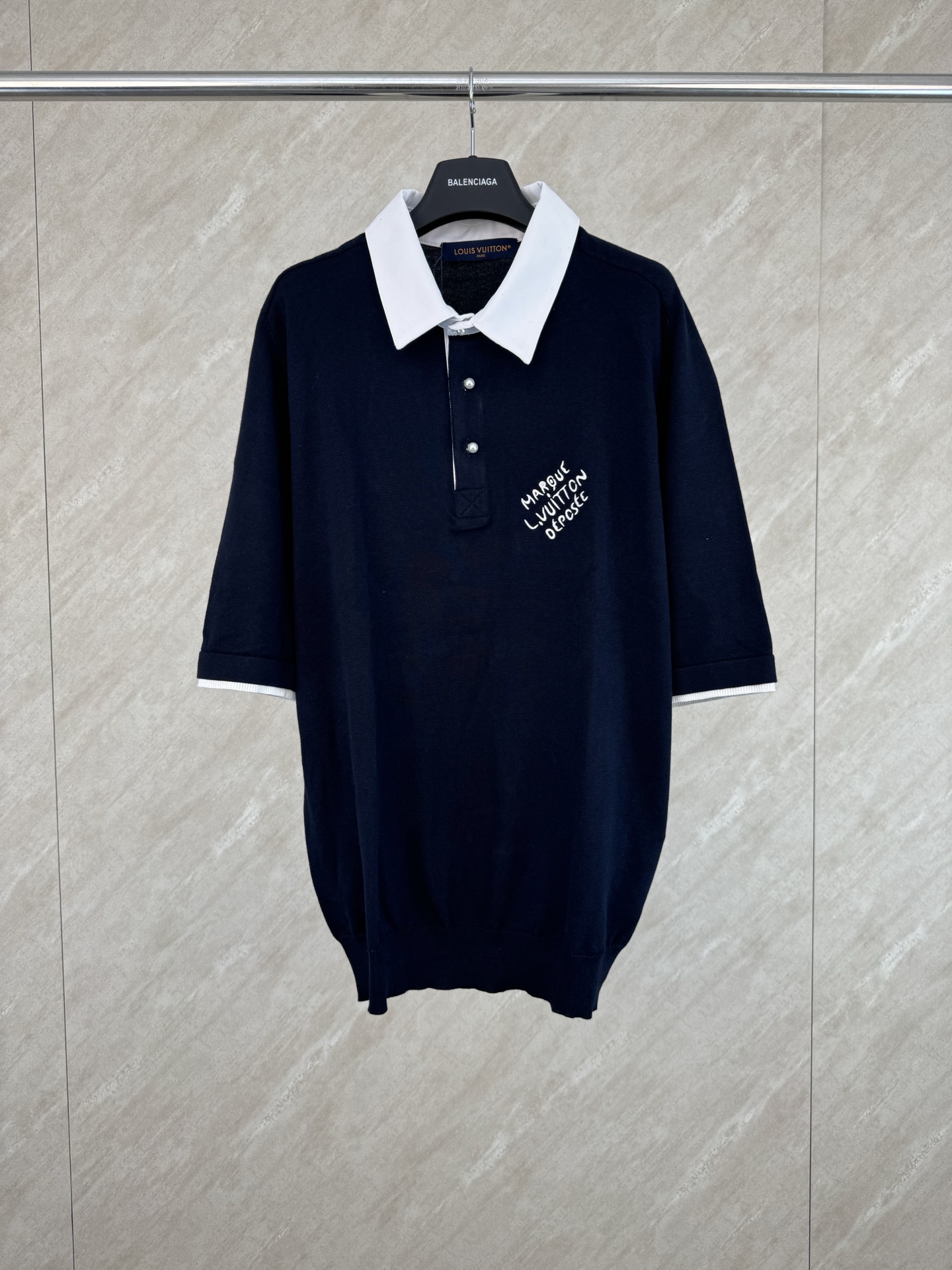 P200 1v 24SS jersey con botones camisa POLO de manga corta talla s m l xl